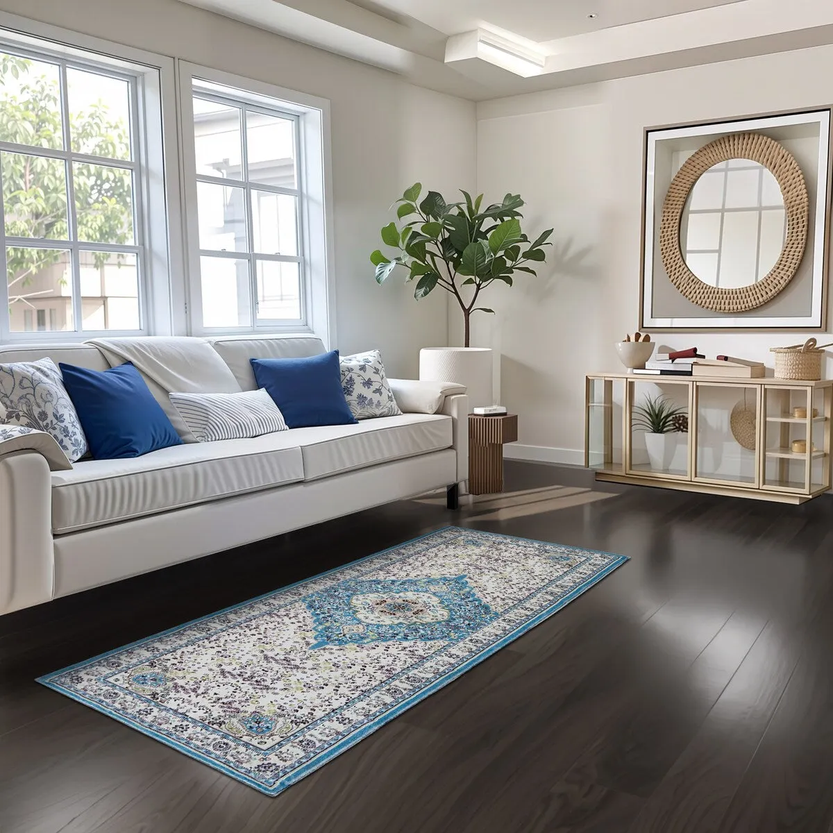 Machine Washable Super Soft Area Rug