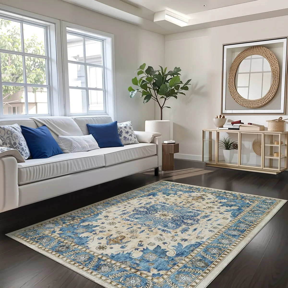 Machine Washable Super Soft Area Rug