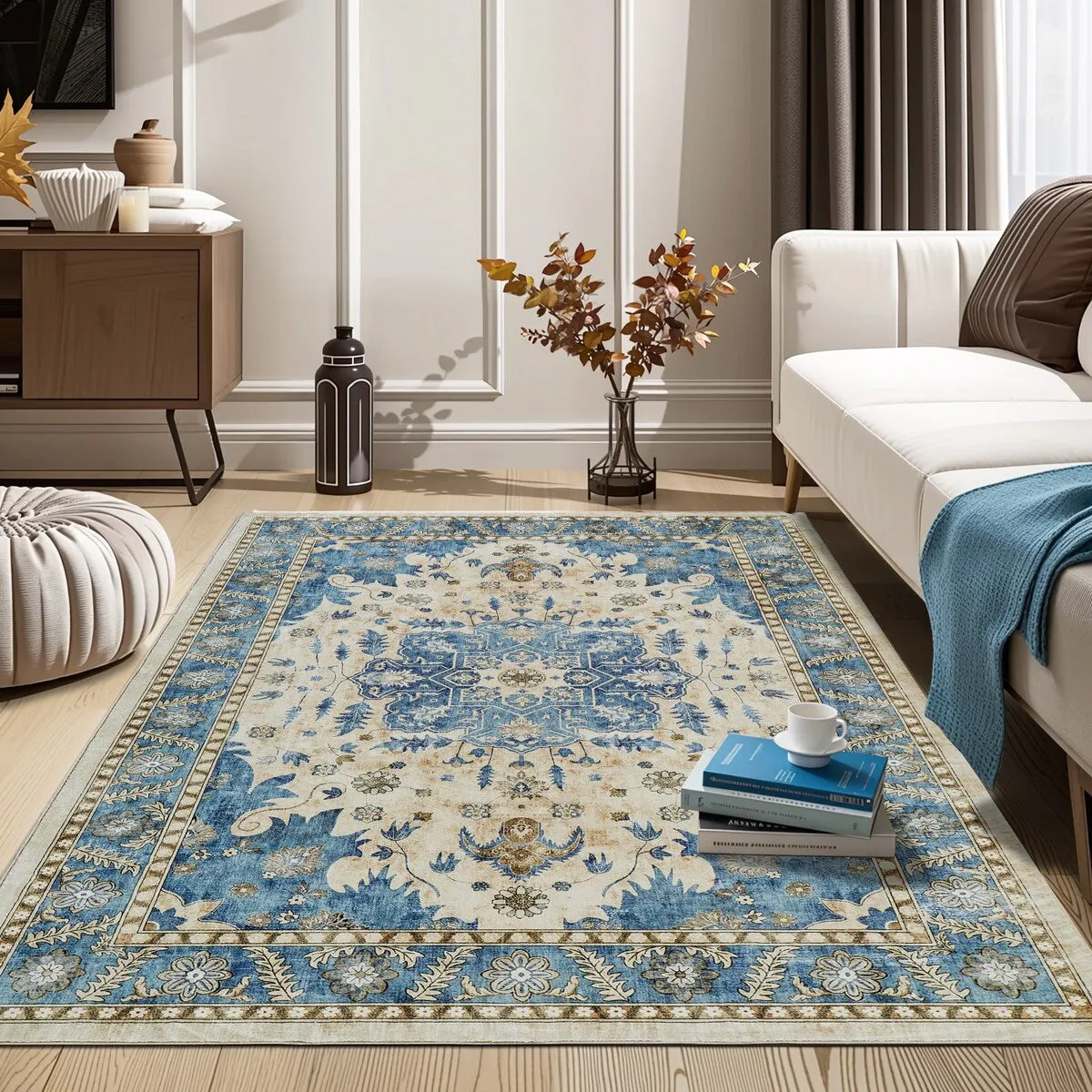 Machine Washable Super Soft Area Rug