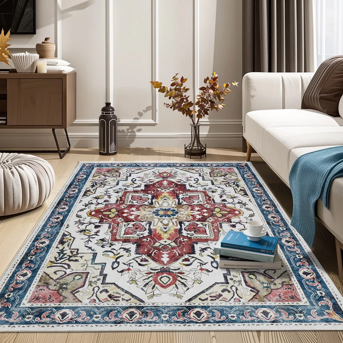 Machine Washable Super Soft Area Rug