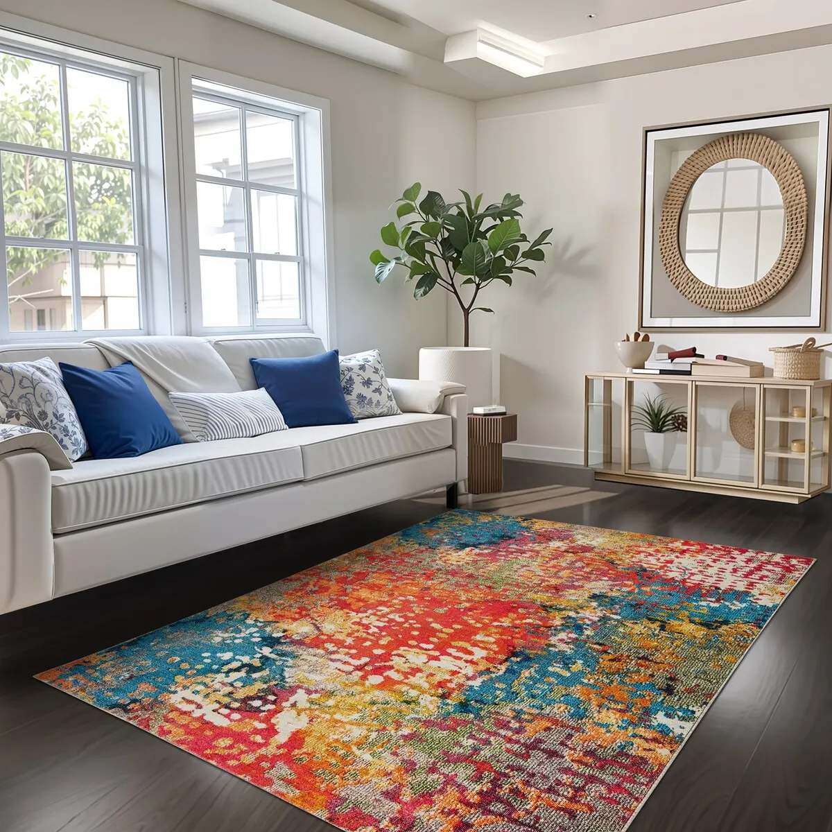 Machine Washable Super Soft Area Rug