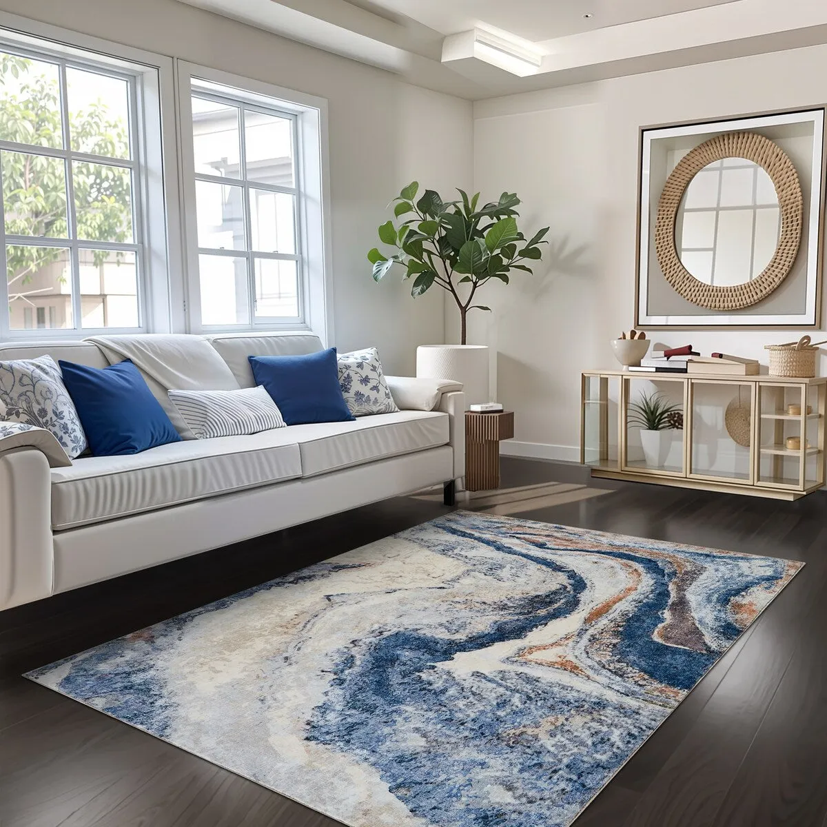Machine Washable Super Soft Area Rug