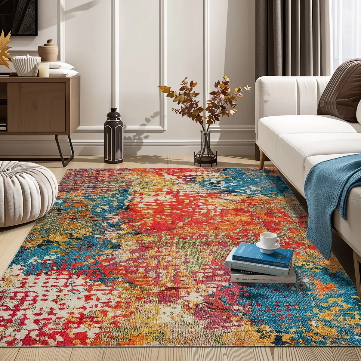 Machine Washable Super Soft Area Rug