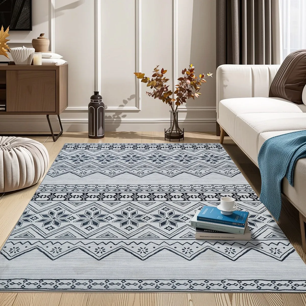Machine Washable Super Soft Area Rug