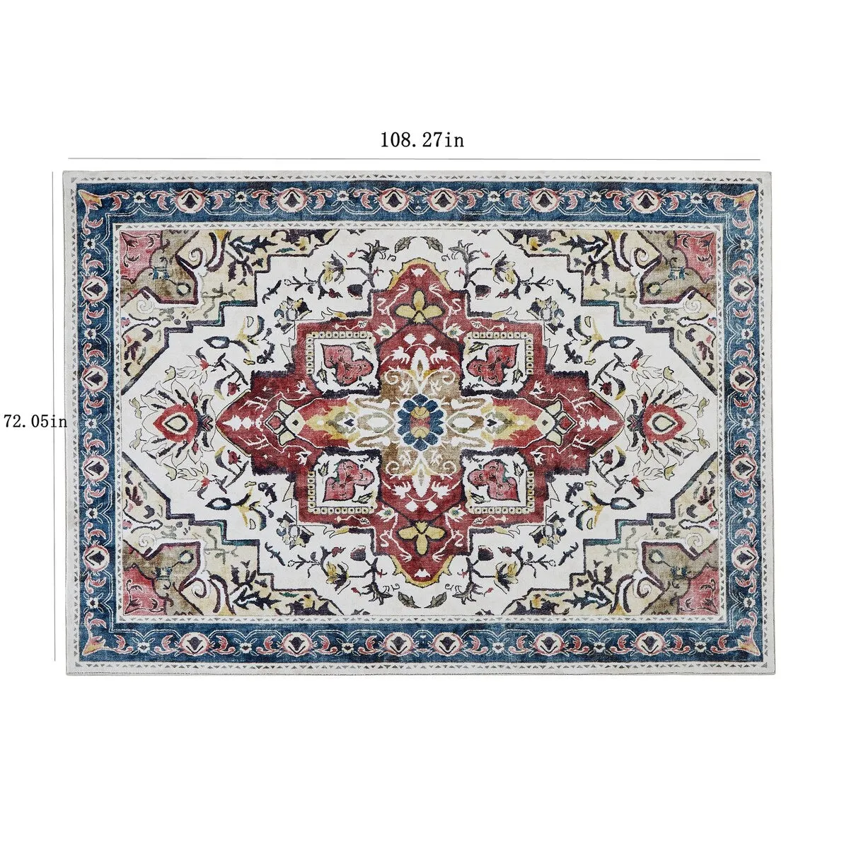 Machine Washable Super Soft Area Rug