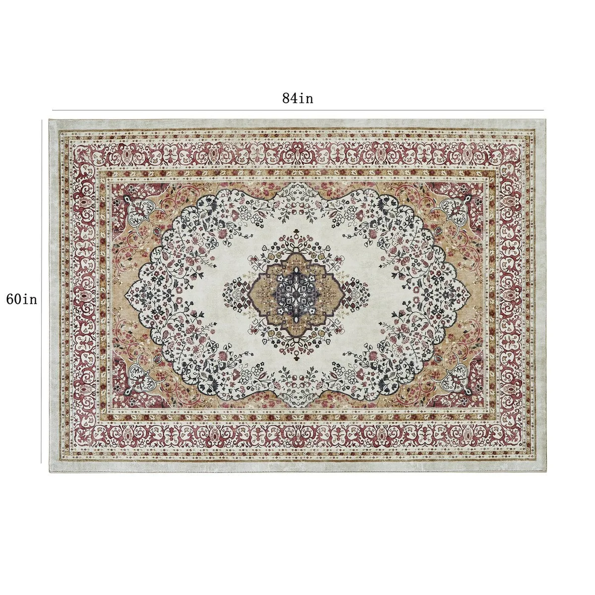 Machine Washable Super Soft Area Rug