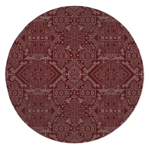 MAMLUK BURGUNDY Area Rug by Kavka Designs