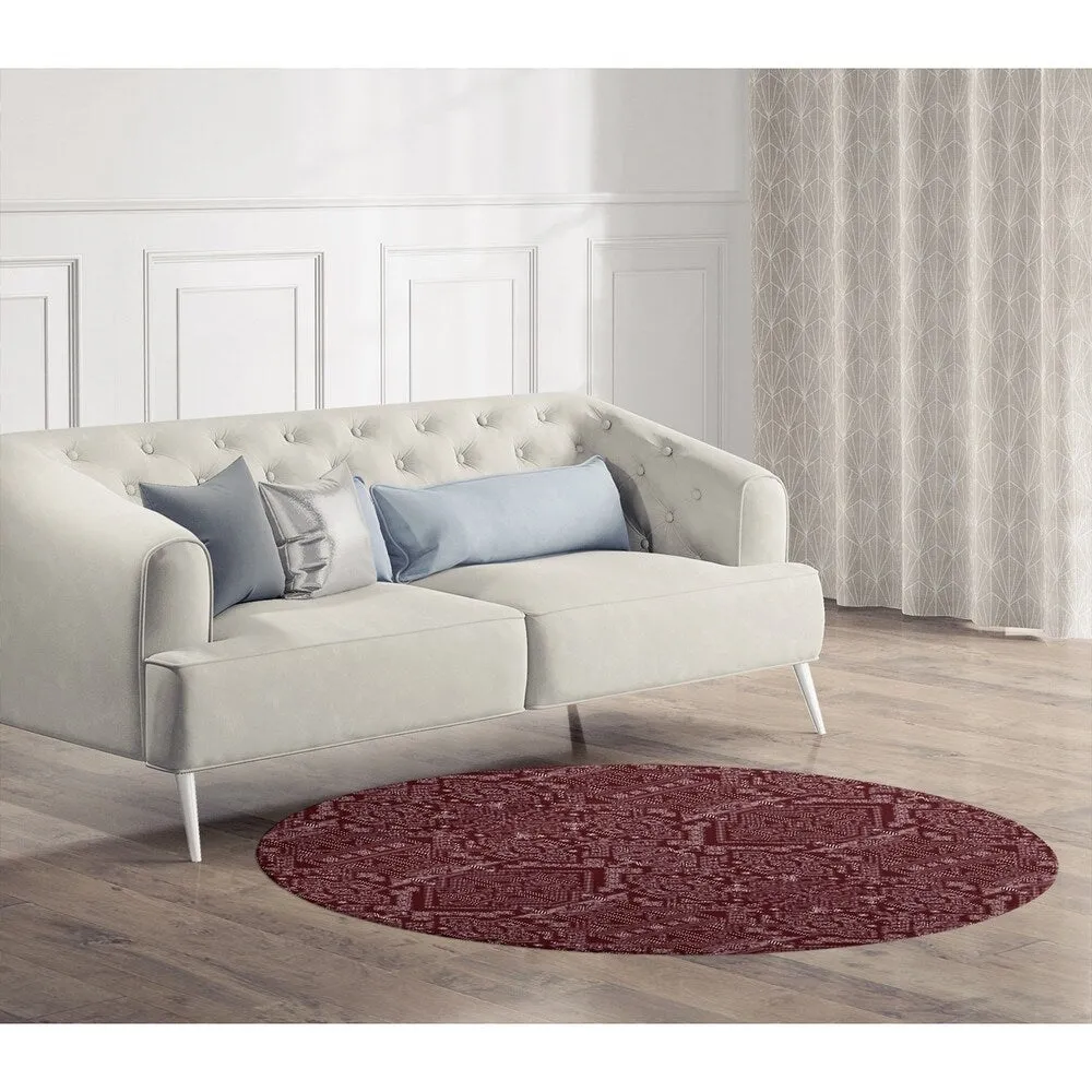 MAMLUK BURGUNDY Area Rug by Kavka Designs
