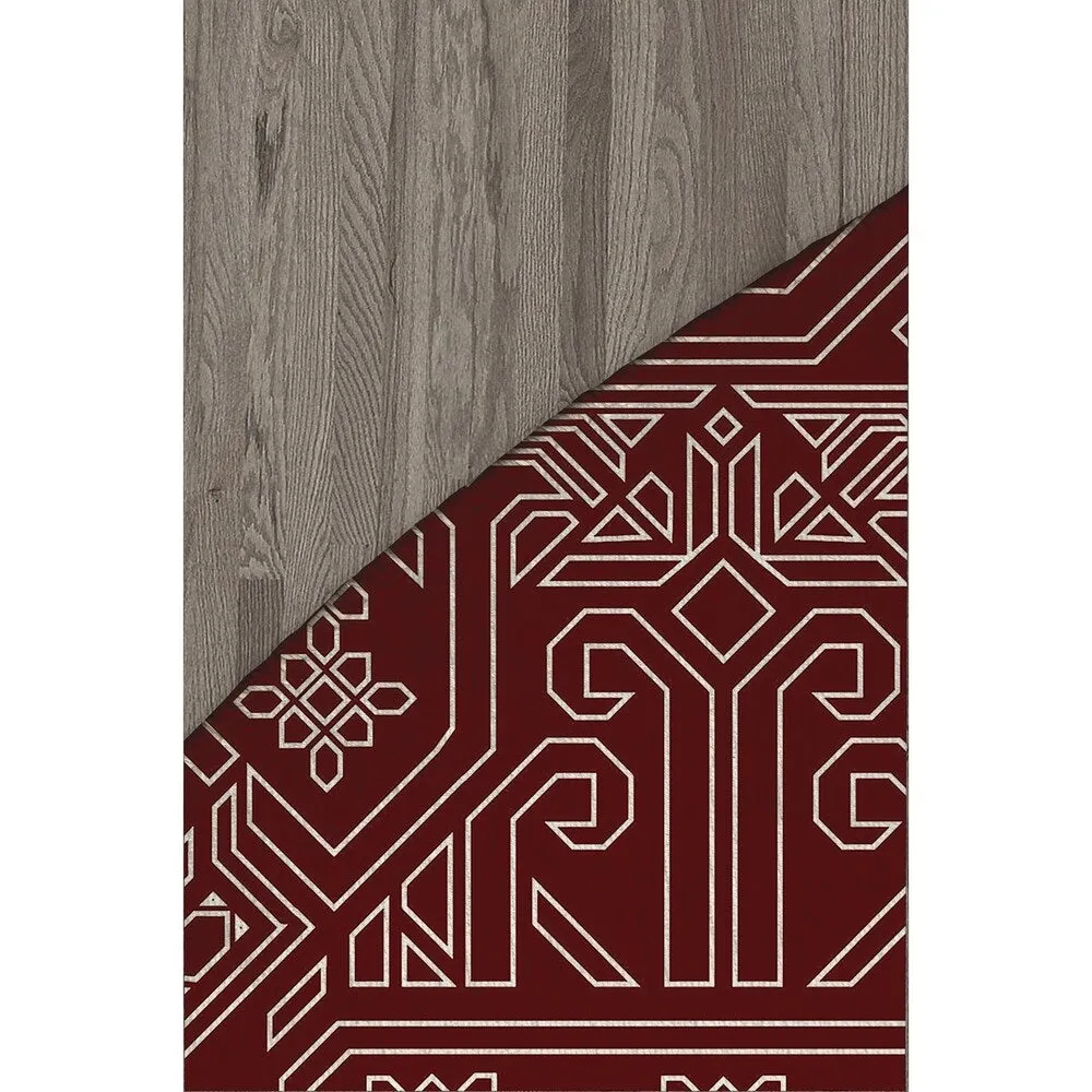 MAMLUK BURGUNDY Area Rug by Kavka Designs
