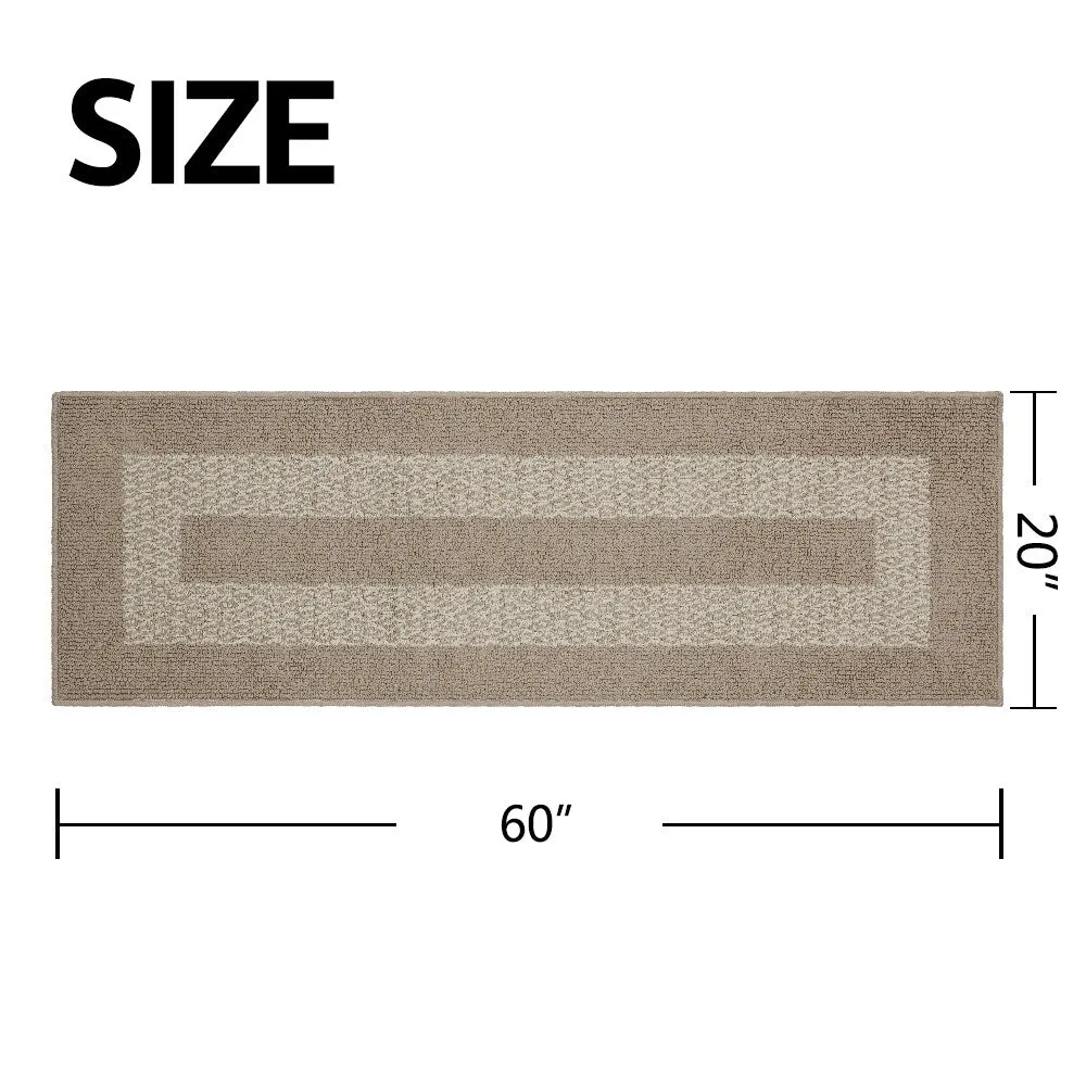 Marina Decoration Decor Non-Slip Rubber Back Runner Carpet Floor Area Rug Indoor Accent Decorative Mat. Diamond Design
