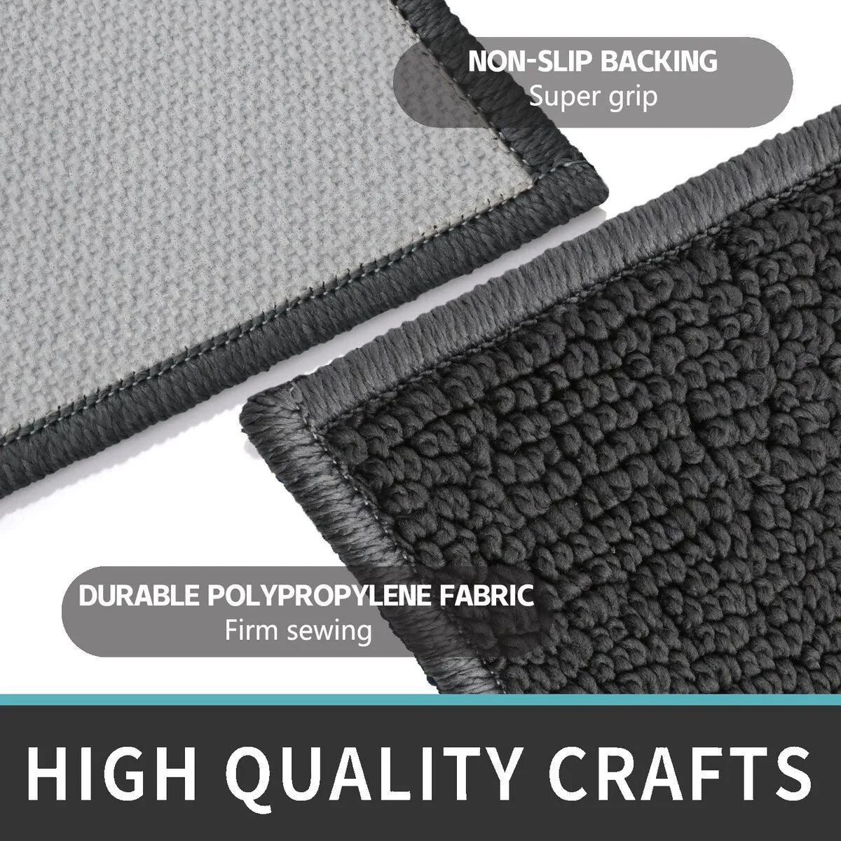Marina Decoration Decor Non-Slip Rubber Back Runner Carpet Floor Area Rug Indoor Accent Decorative Mat. Diamond Design