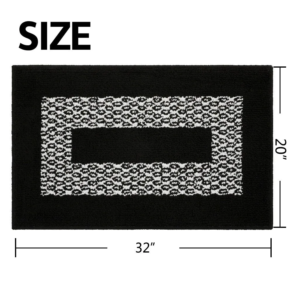 Marina Decoration Decor Non-Slip Rubber Back Runner Carpet Floor Area Rug Indoor Accent Decorative Mat. Diamond Design