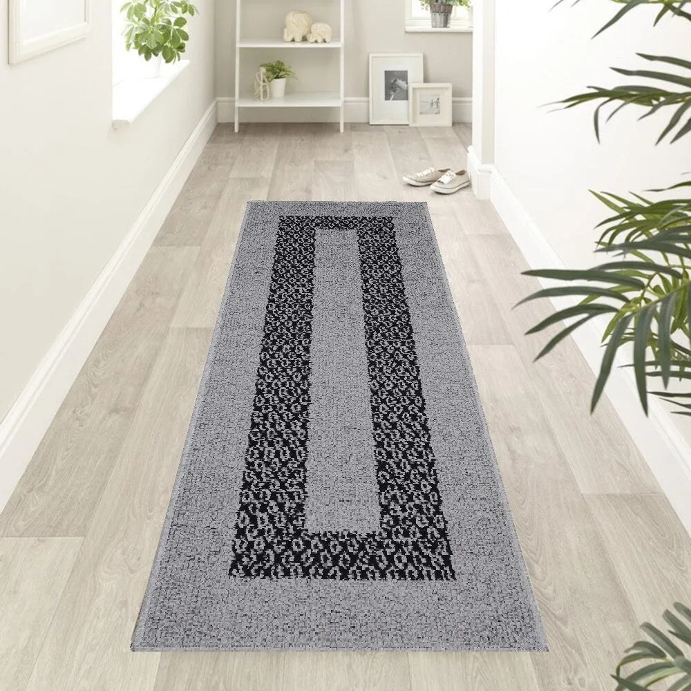 Marina Decoration Decor Non-Slip Rubber Back Runner Carpet Floor Area Rug Indoor Accent Decorative Mat. Diamond Design