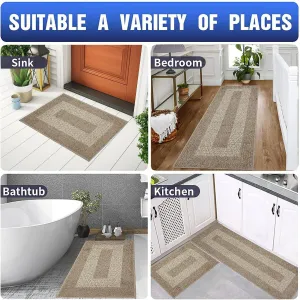 Marina Decoration Decor Non-Slip Rubber Back Runner Carpet Floor Area Rug Indoor Accent Decorative Mat. Diamond Design