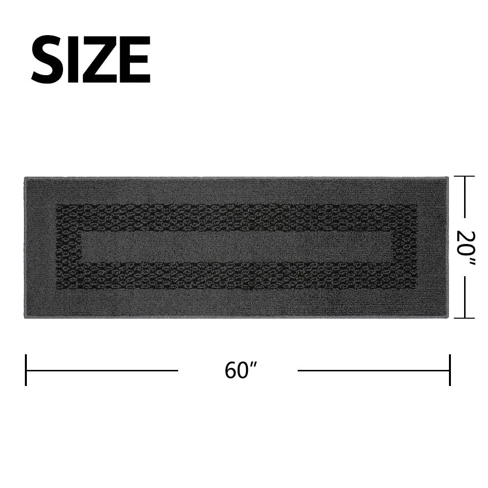 Marina Decoration Decor Non-Slip Rubber Back Runner Carpet Floor Area Rug Indoor Accent Decorative Mat. Diamond Design