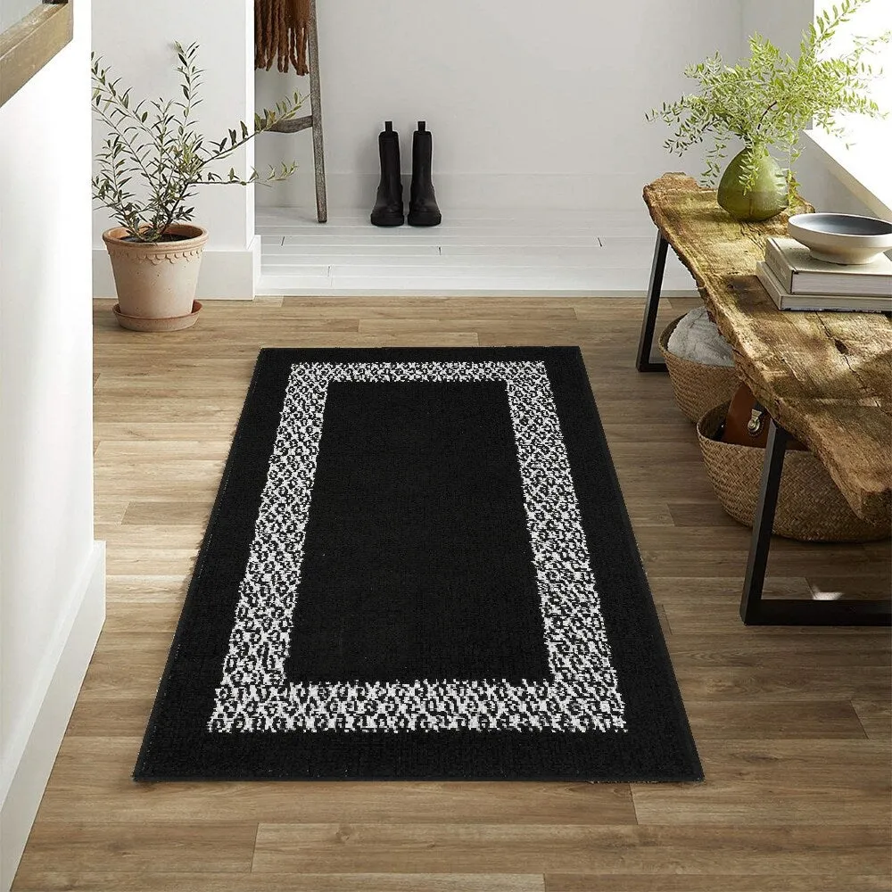 Marina Decoration Decor Non-Slip Rubber Back Runner Carpet Floor Area Rug Indoor Accent Decorative Mat. Diamond Design