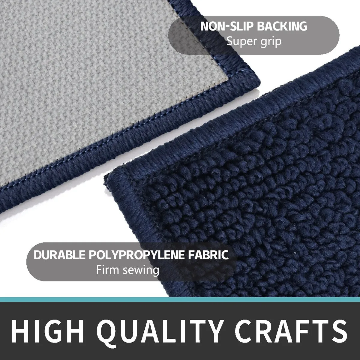 Marina Decoration Decor Non-Slip Rubber Back Runner Carpet Floor Area Rug Indoor Accent Decorative Mat. Diamond Design