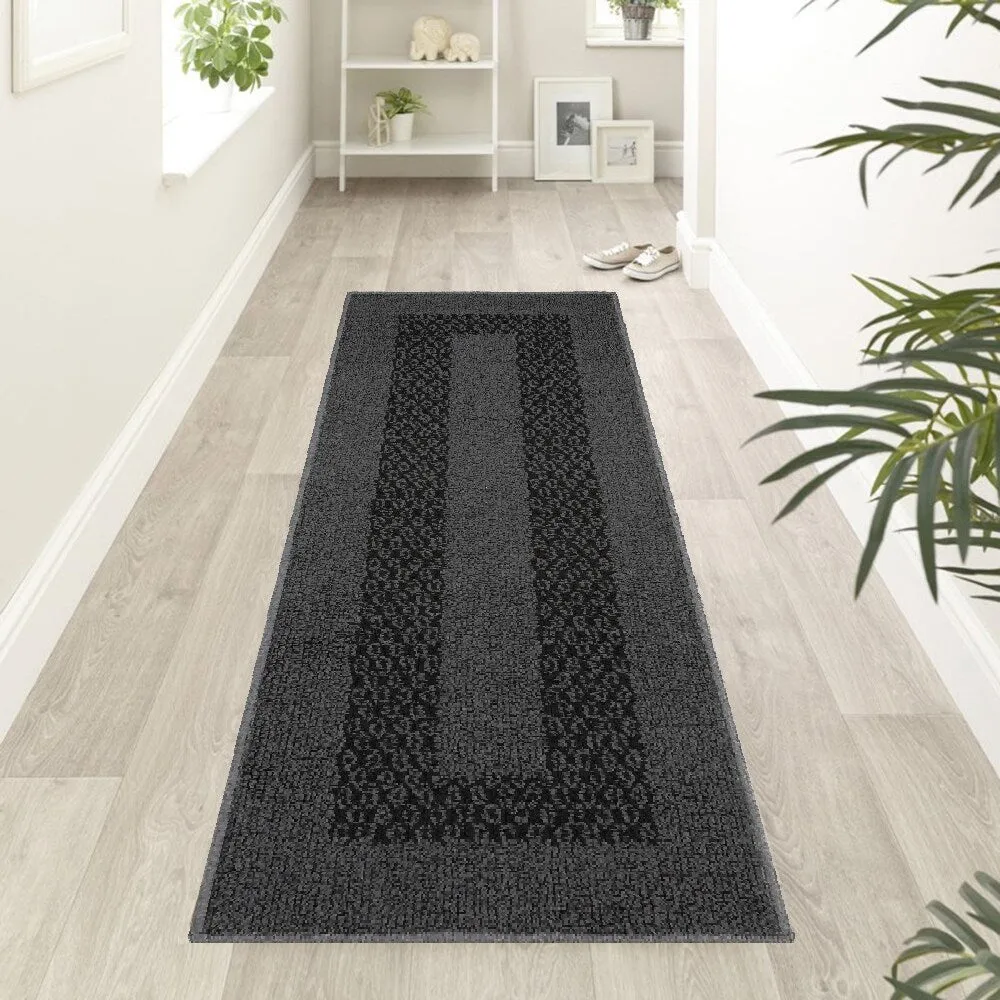 Marina Decoration Decor Non-Slip Rubber Back Runner Carpet Floor Area Rug Indoor Accent Decorative Mat. Diamond Design