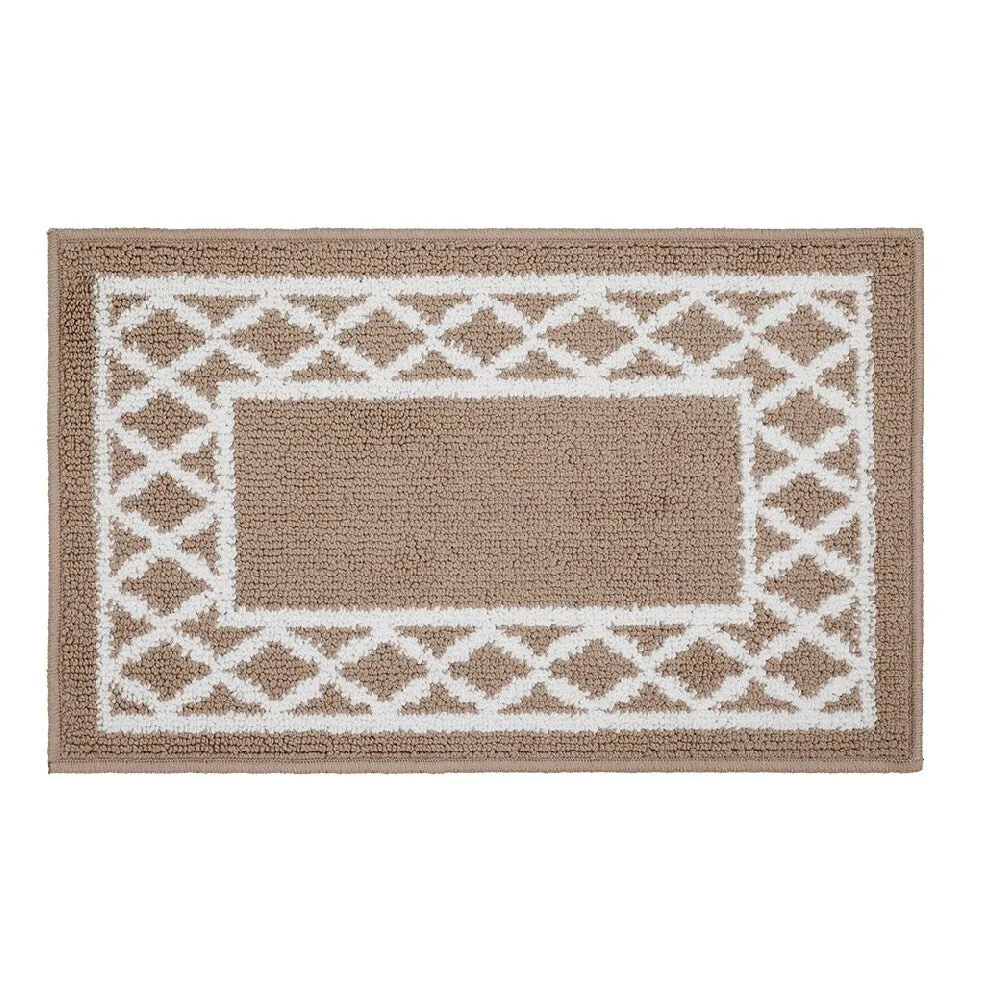 Marina Decoration Decor Non-Slip Rubber Back Runner Carpet Floor Area Rug Indoor Accent Decorative Mat. Moroccan Trellis Design