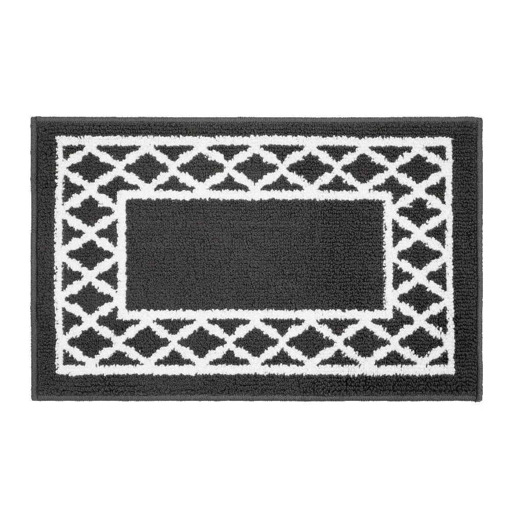 Marina Decoration Decor Non-Slip Rubber Back Runner Carpet Floor Area Rug Indoor Accent Decorative Mat. Moroccan Trellis Design