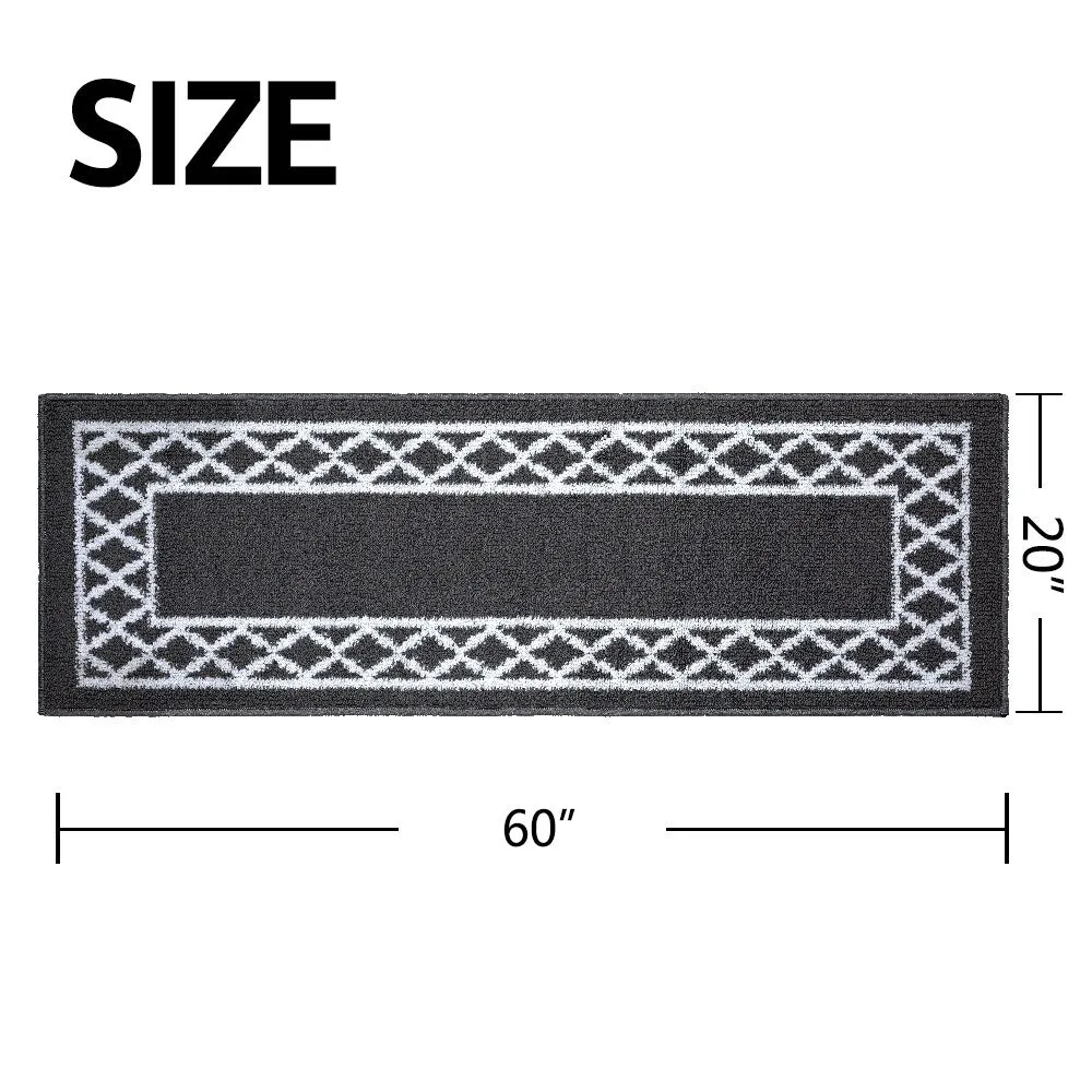 Marina Decoration Decor Non-Slip Rubber Back Runner Carpet Floor Area Rug Indoor Accent Decorative Mat. Moroccan Trellis Design