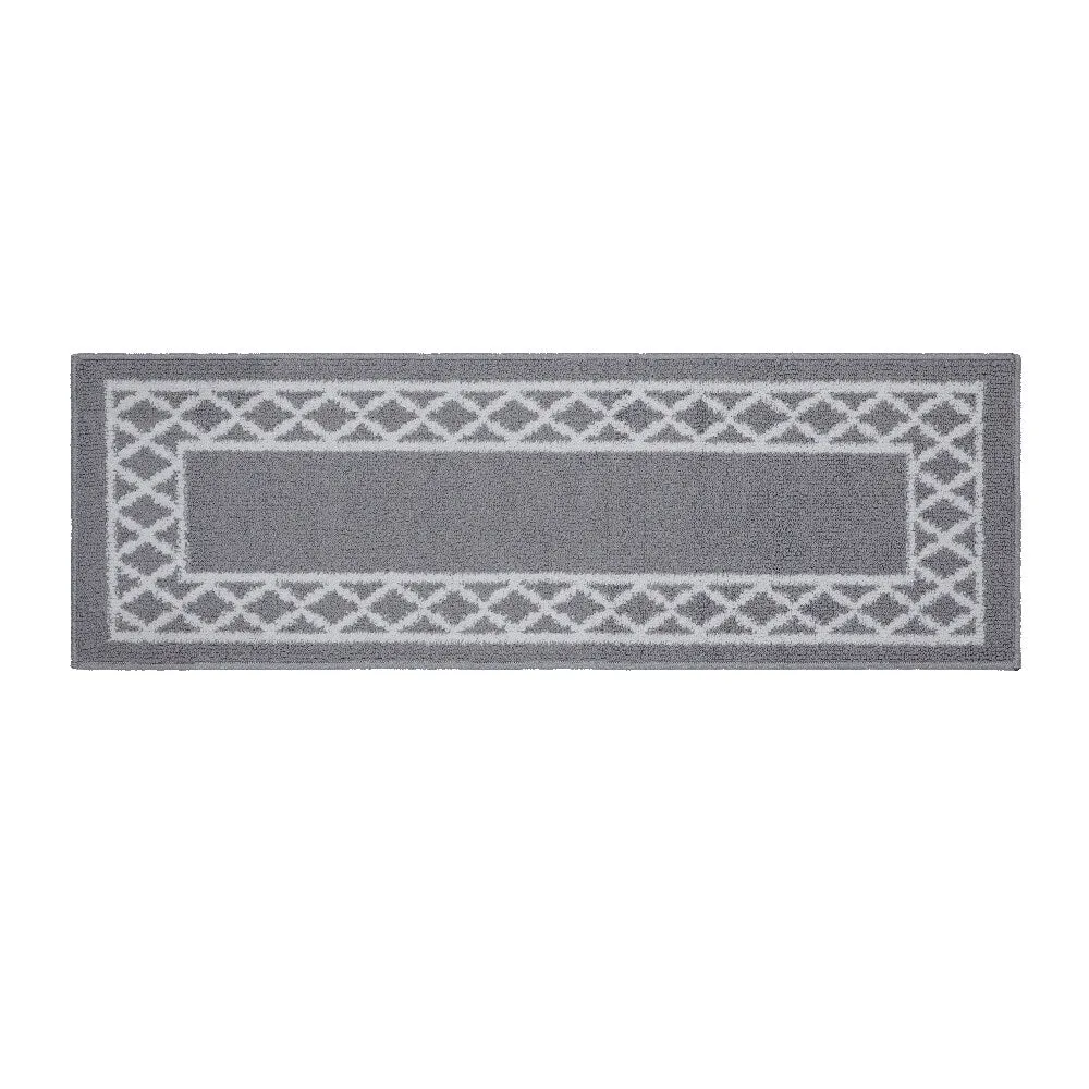 Marina Decoration Decor Non-Slip Rubber Back Runner Carpet Floor Area Rug Indoor Accent Decorative Mat. Moroccan Trellis Design