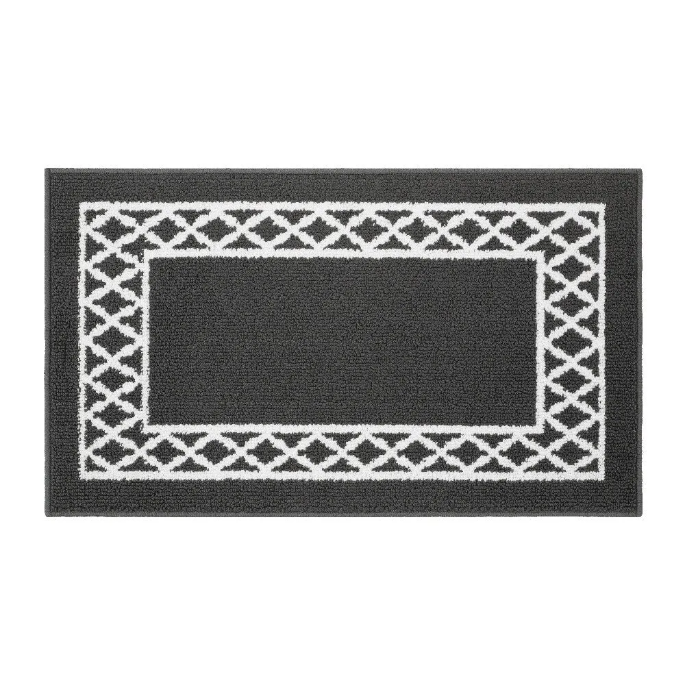 Marina Decoration Decor Non-Slip Rubber Back Runner Carpet Floor Area Rug Indoor Accent Decorative Mat. Moroccan Trellis Design