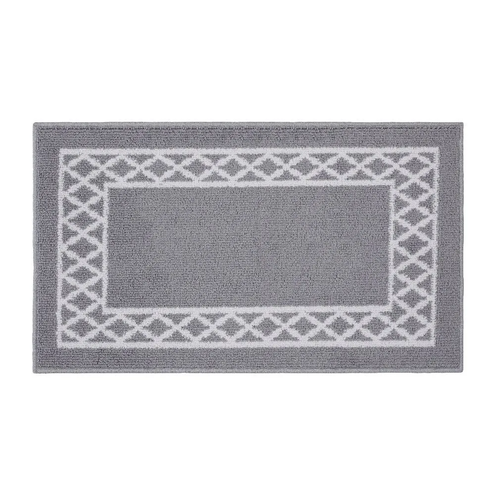 Marina Decoration Decor Non-Slip Rubber Back Runner Carpet Floor Area Rug Indoor Accent Decorative Mat. Moroccan Trellis Design