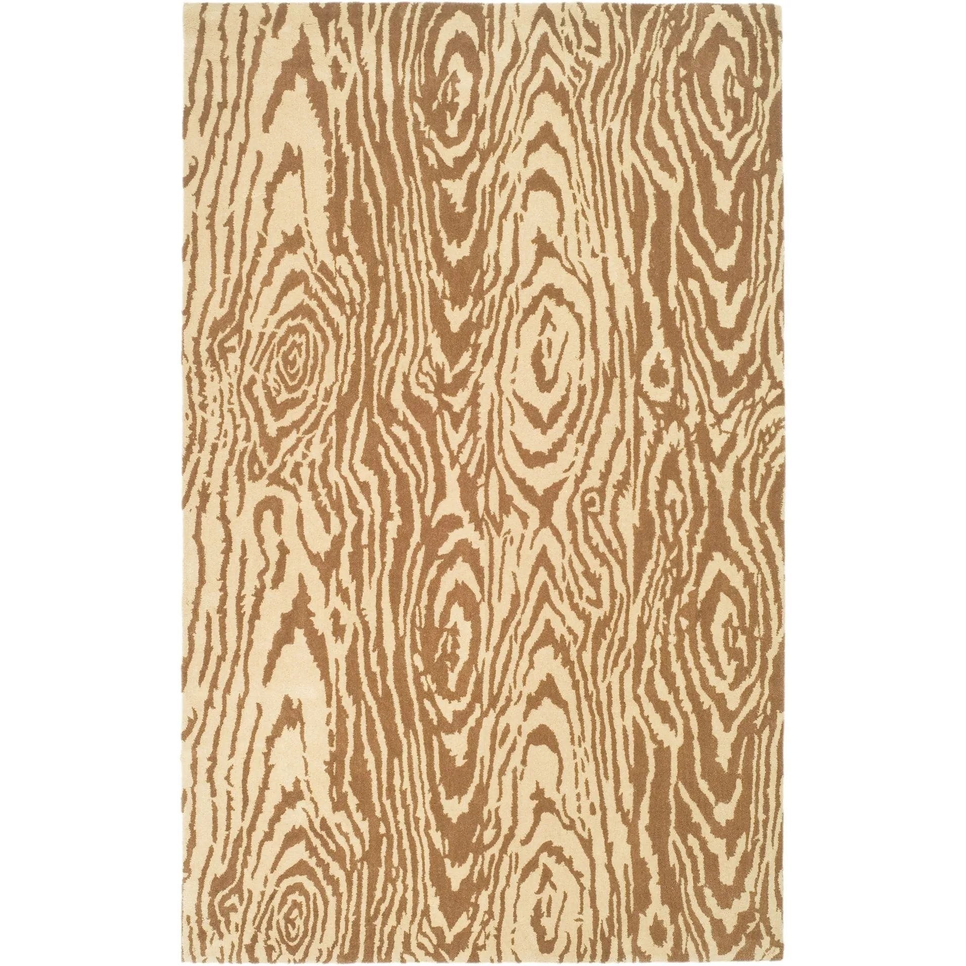 Martha Stewart by SAFAVIEH Handmade Layered Faux Bois Wool Rug