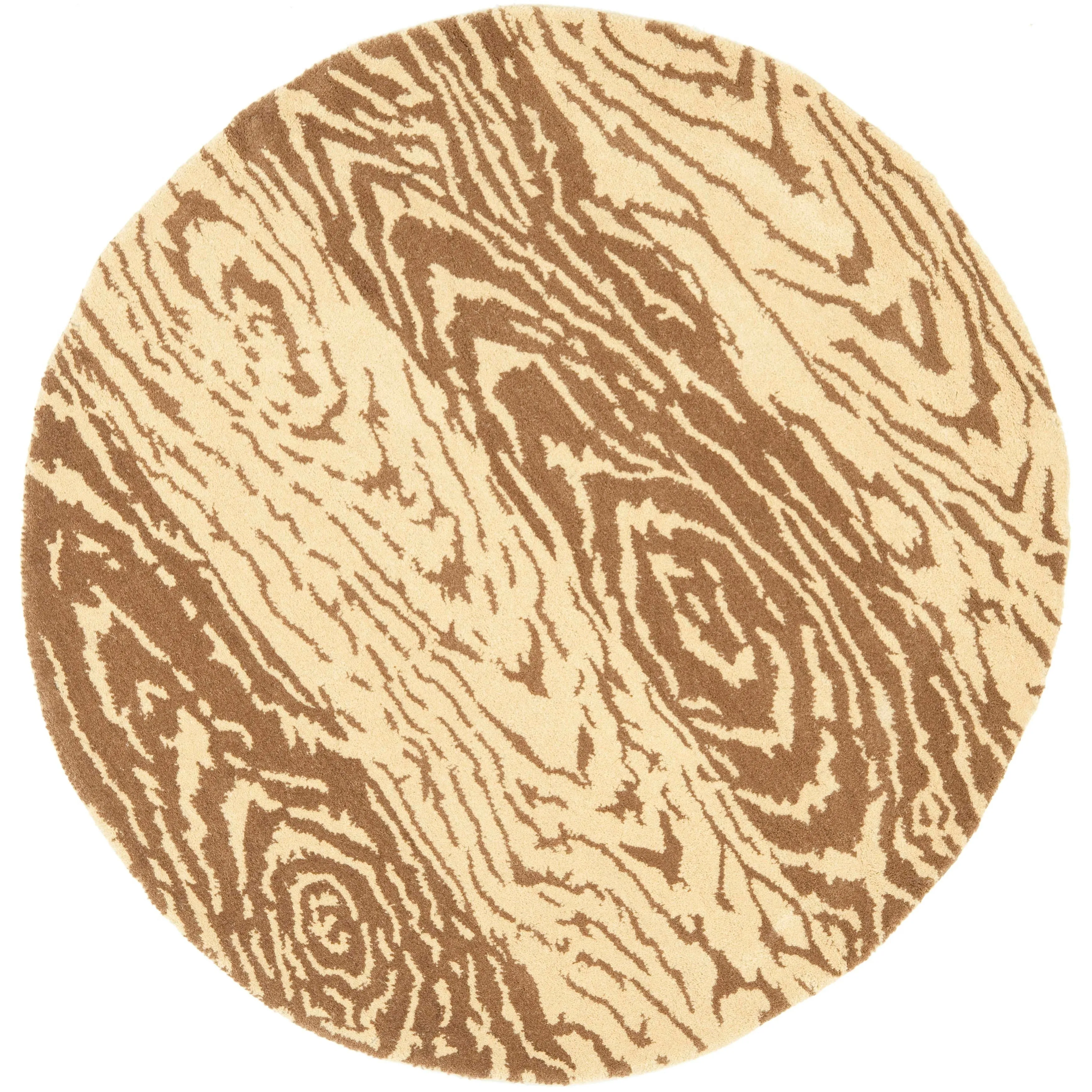 Martha Stewart by SAFAVIEH Handmade Layered Faux Bois Wool Rug