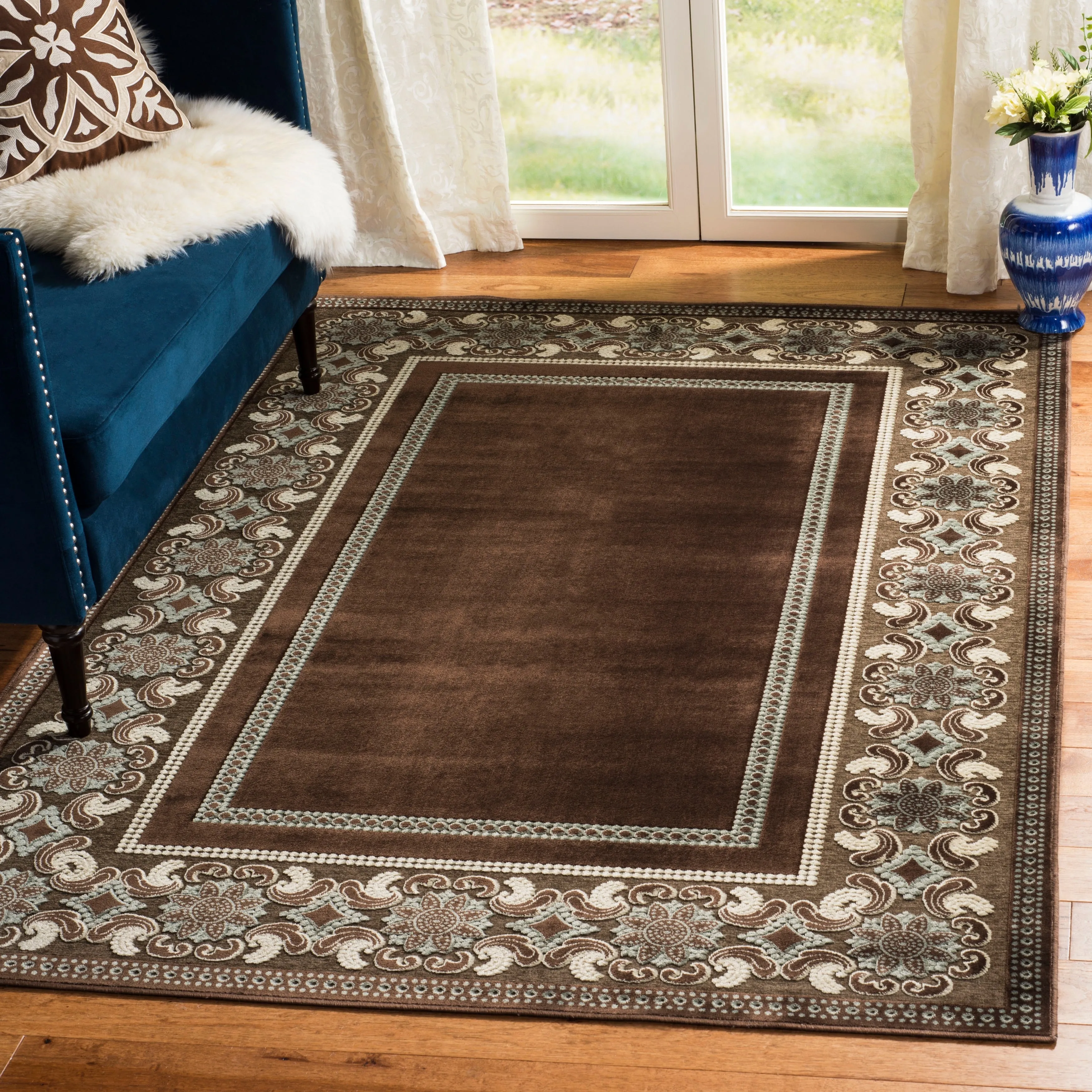 Martha Stewart by SAFAVIEH Handmade Taj Mahal Viscose Rug