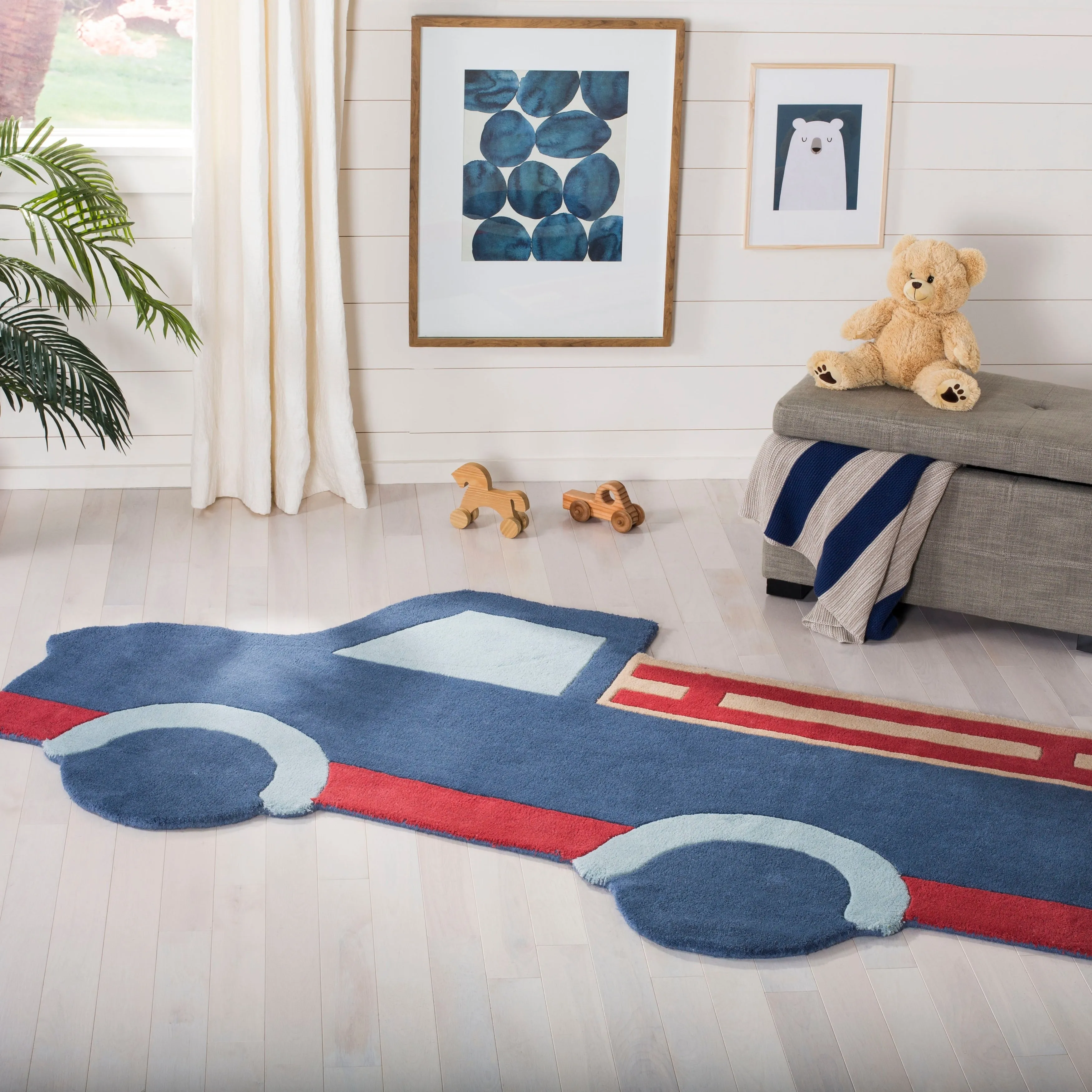 Martha Stewart by SAFAVIEH Truck Wool Rug