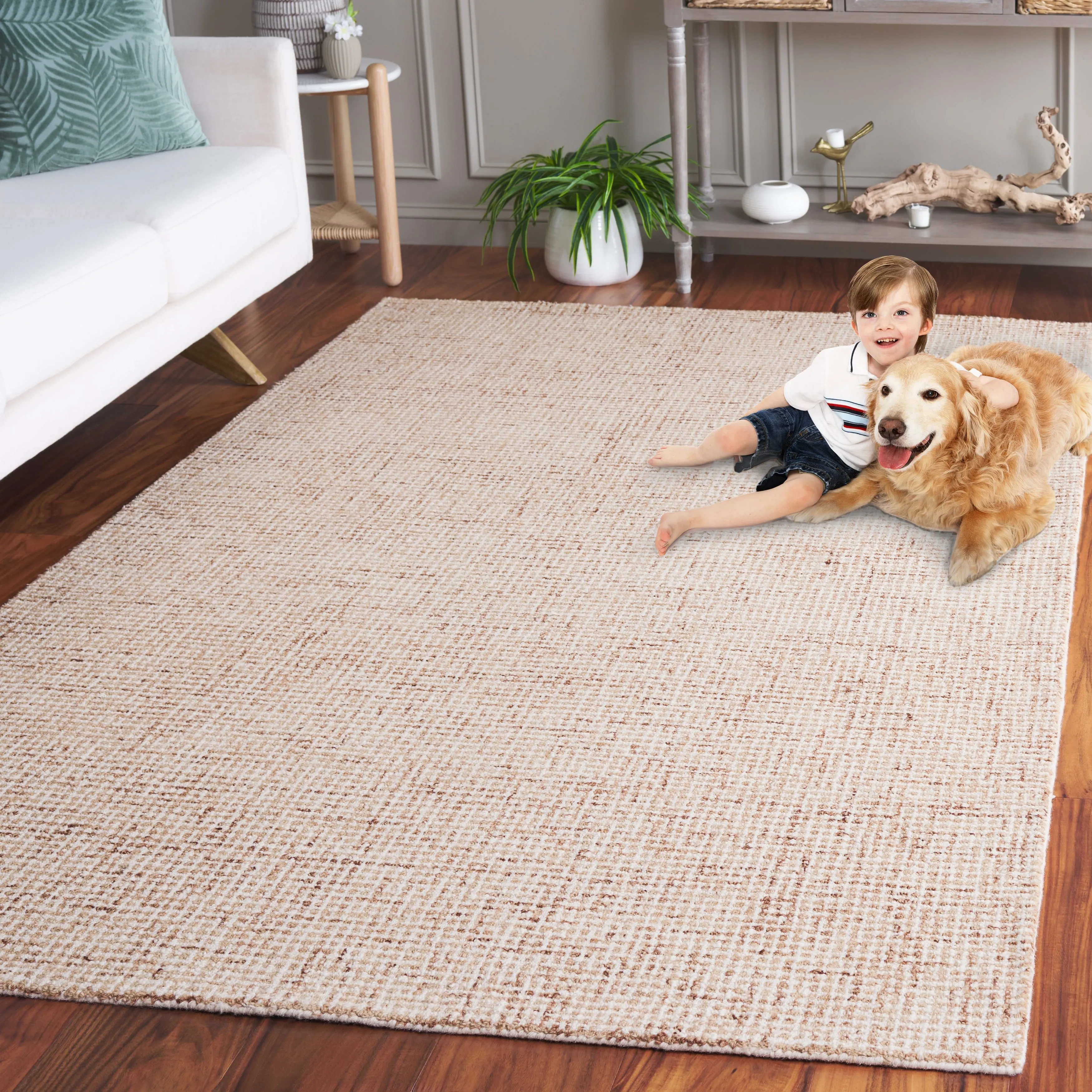 Martha Stewart Handmade Verane Contemporary Wool Rug