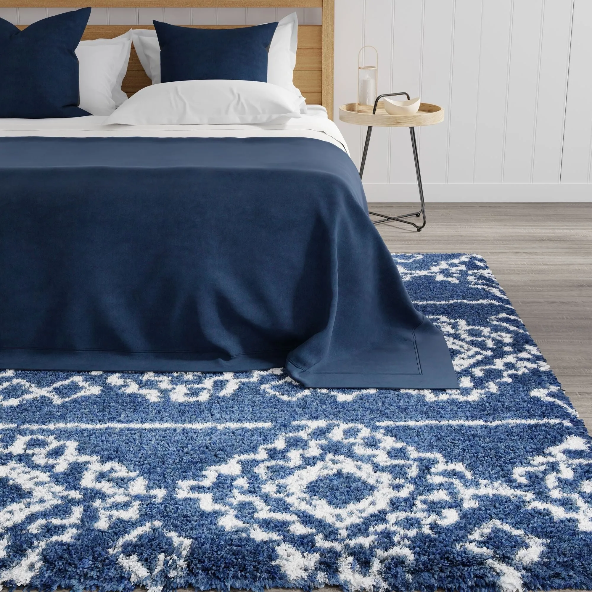 Mason Brooks Indigo Shag Sojourn Navy Area Rug