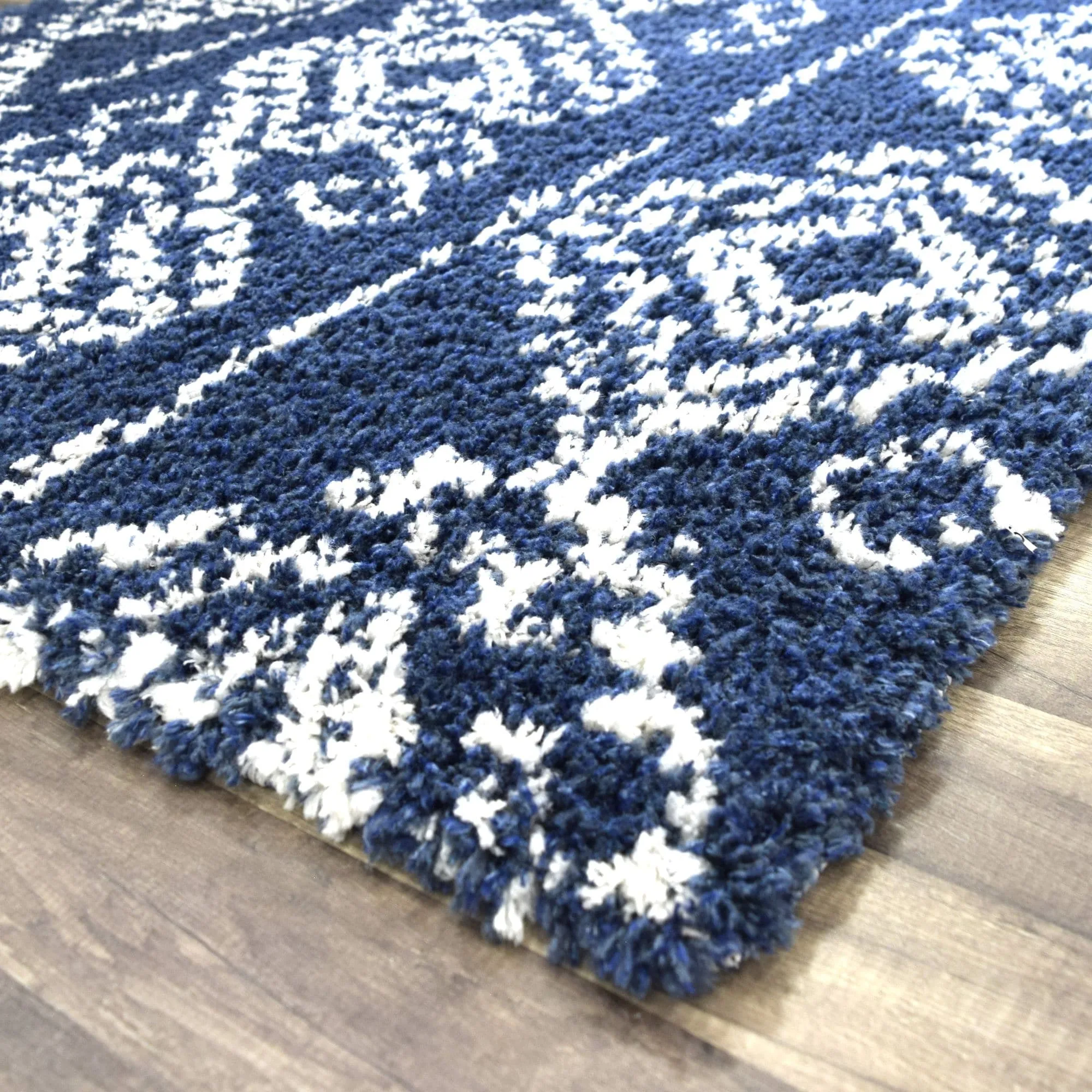 Mason Brooks Indigo Shag Sojourn Navy Area Rug