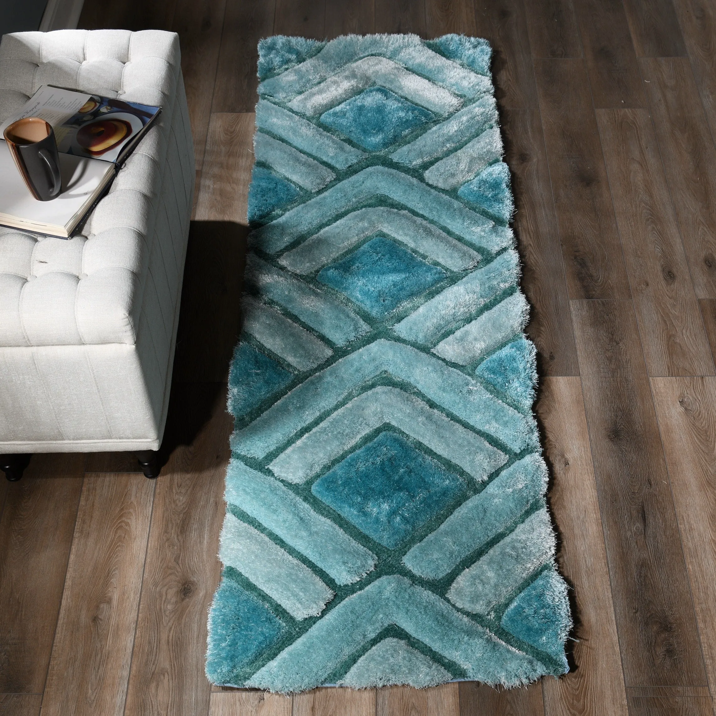 Mateos Shag Contemporary Designed Area Rug