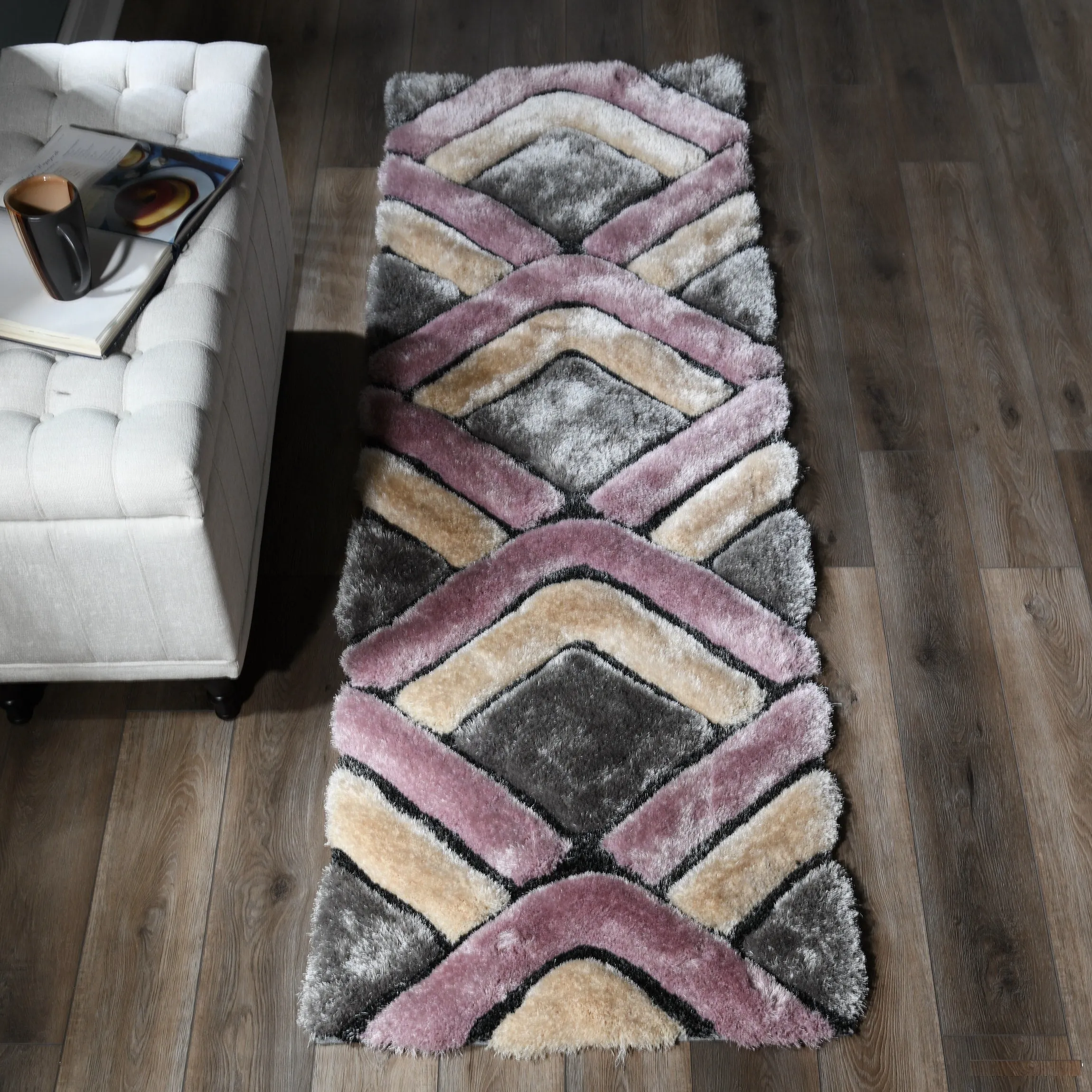 Mateos Shag Contemporary Designed Area Rug