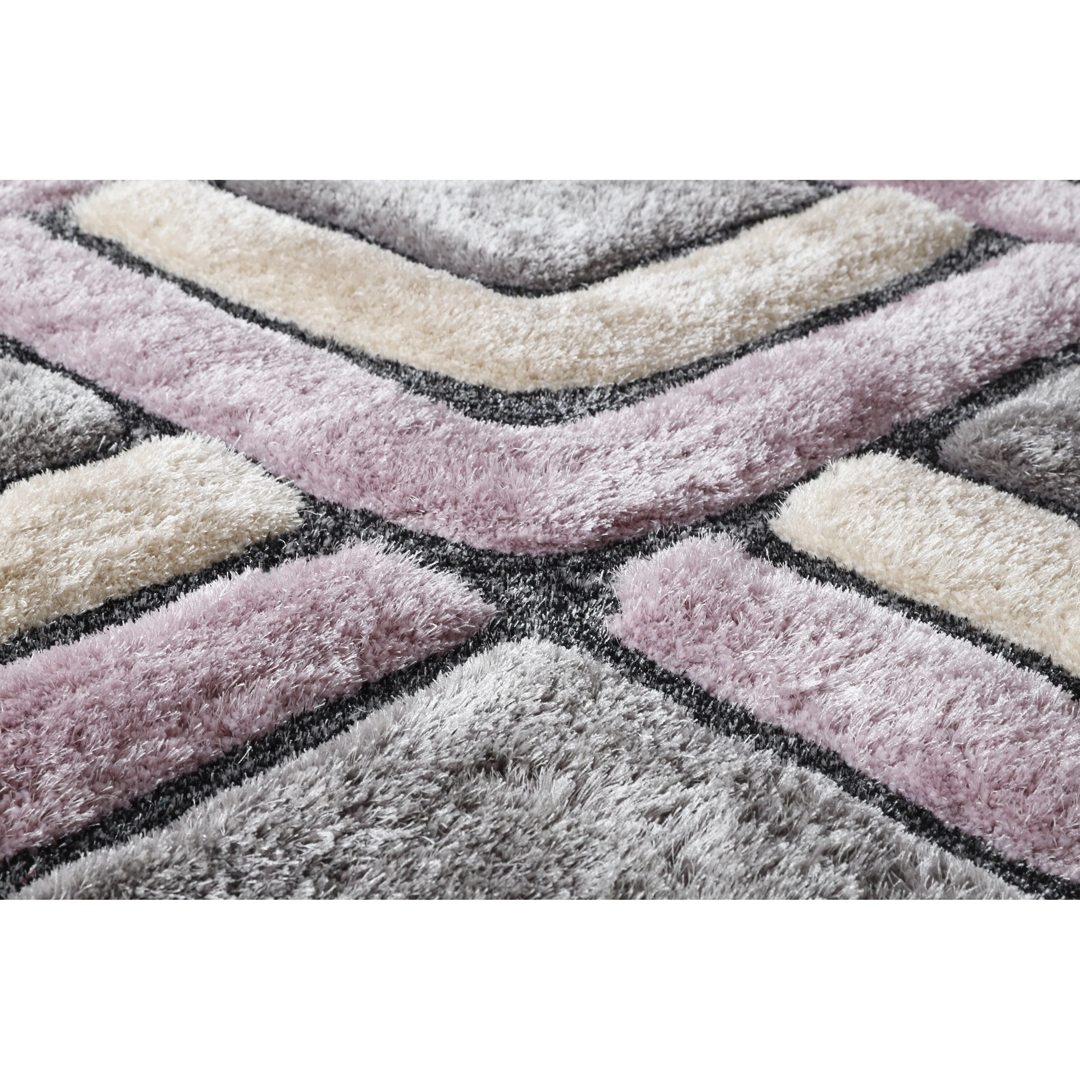 Mateos Shag Contemporary Designed Area Rug