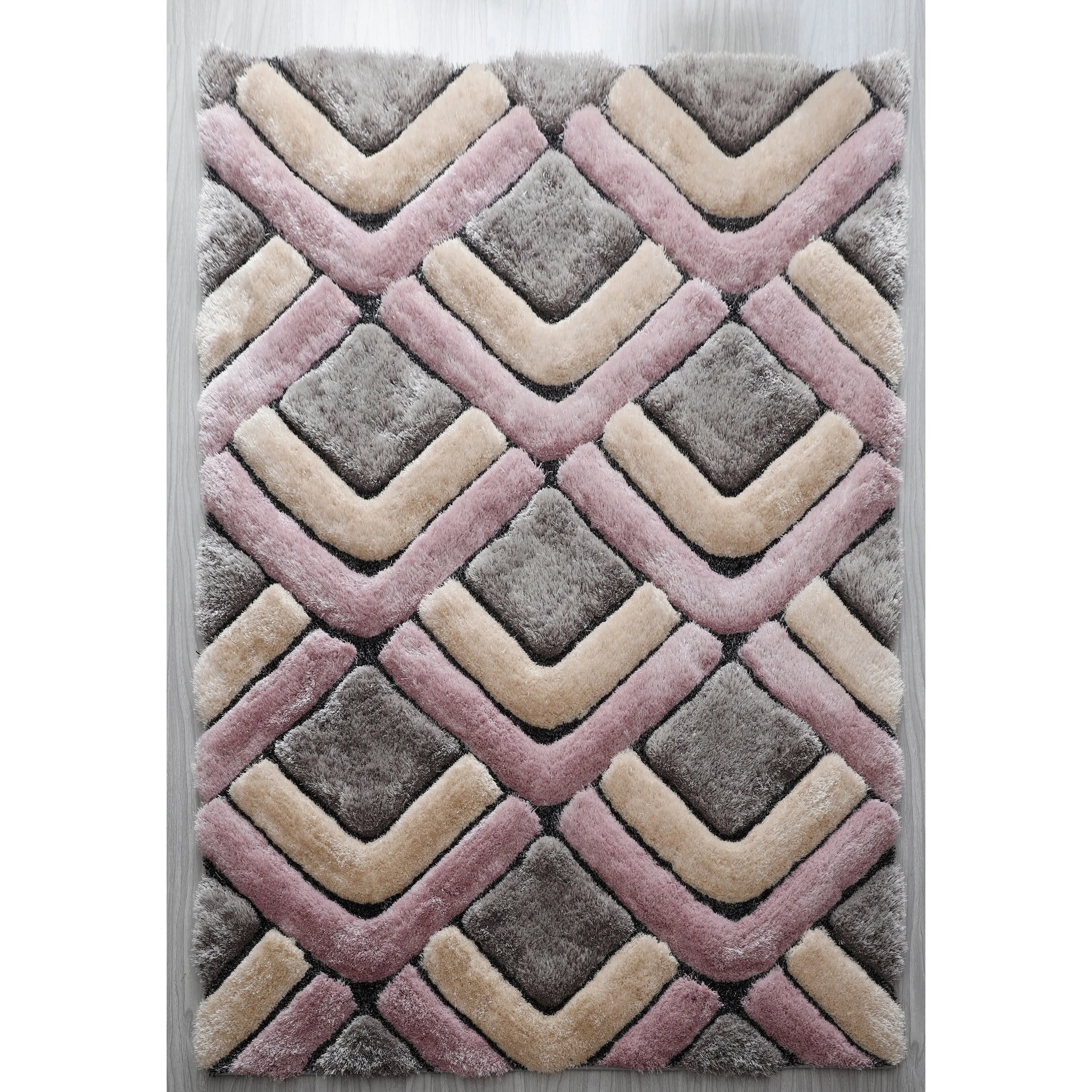 Mateos Shag Contemporary Designed Area Rug