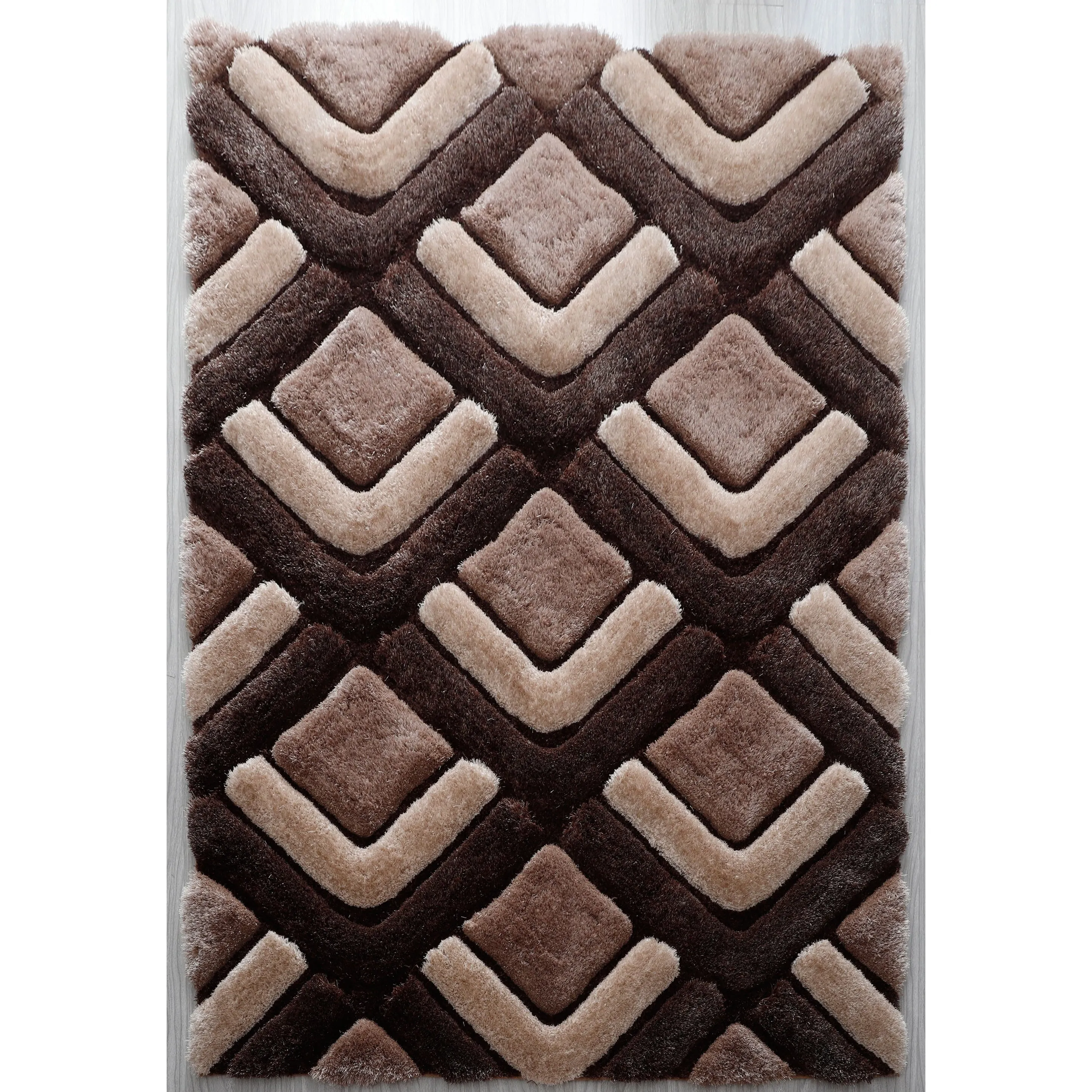 Mateos Shag Contemporary Designed Area Rug