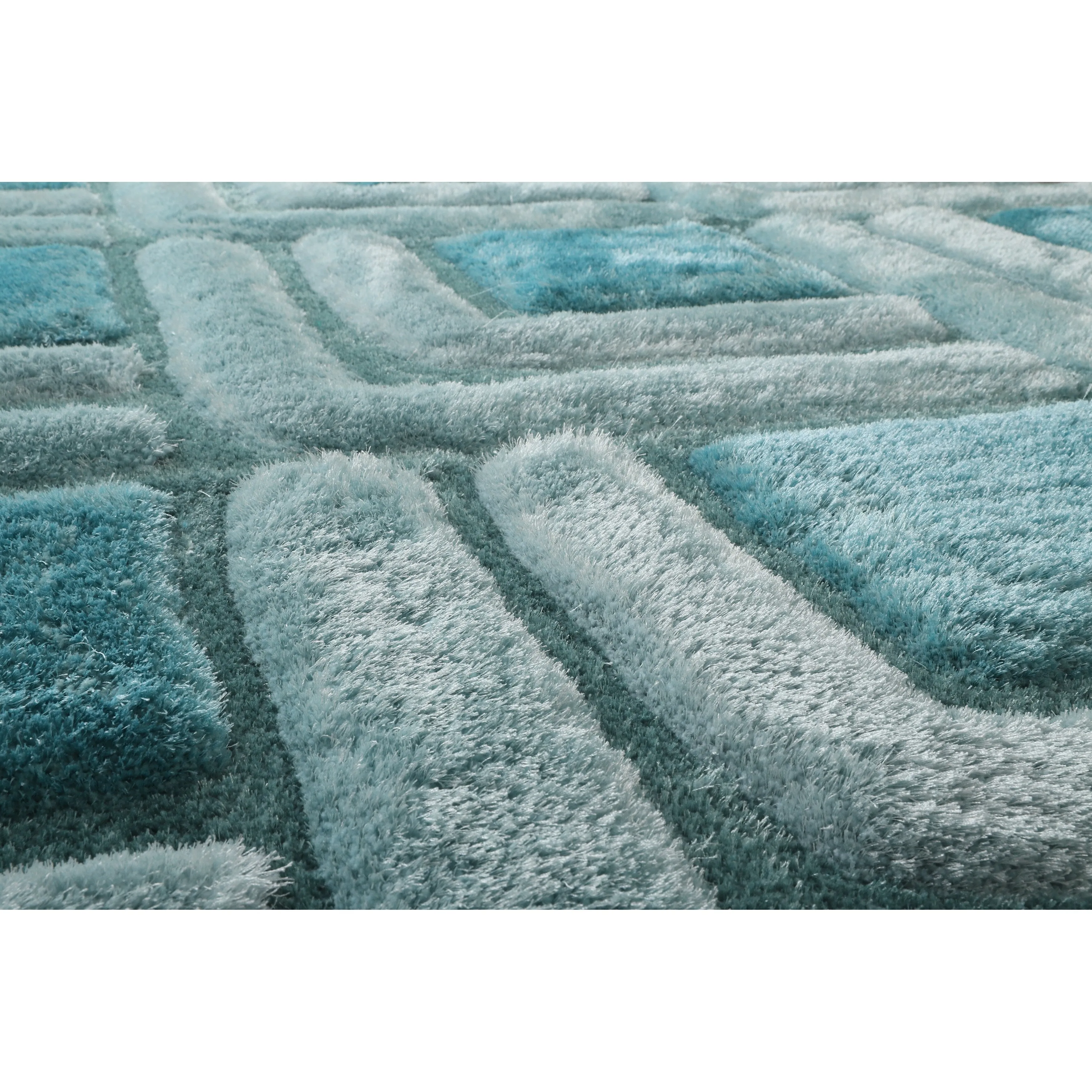 Mateos Shag Contemporary Designed Area Rug