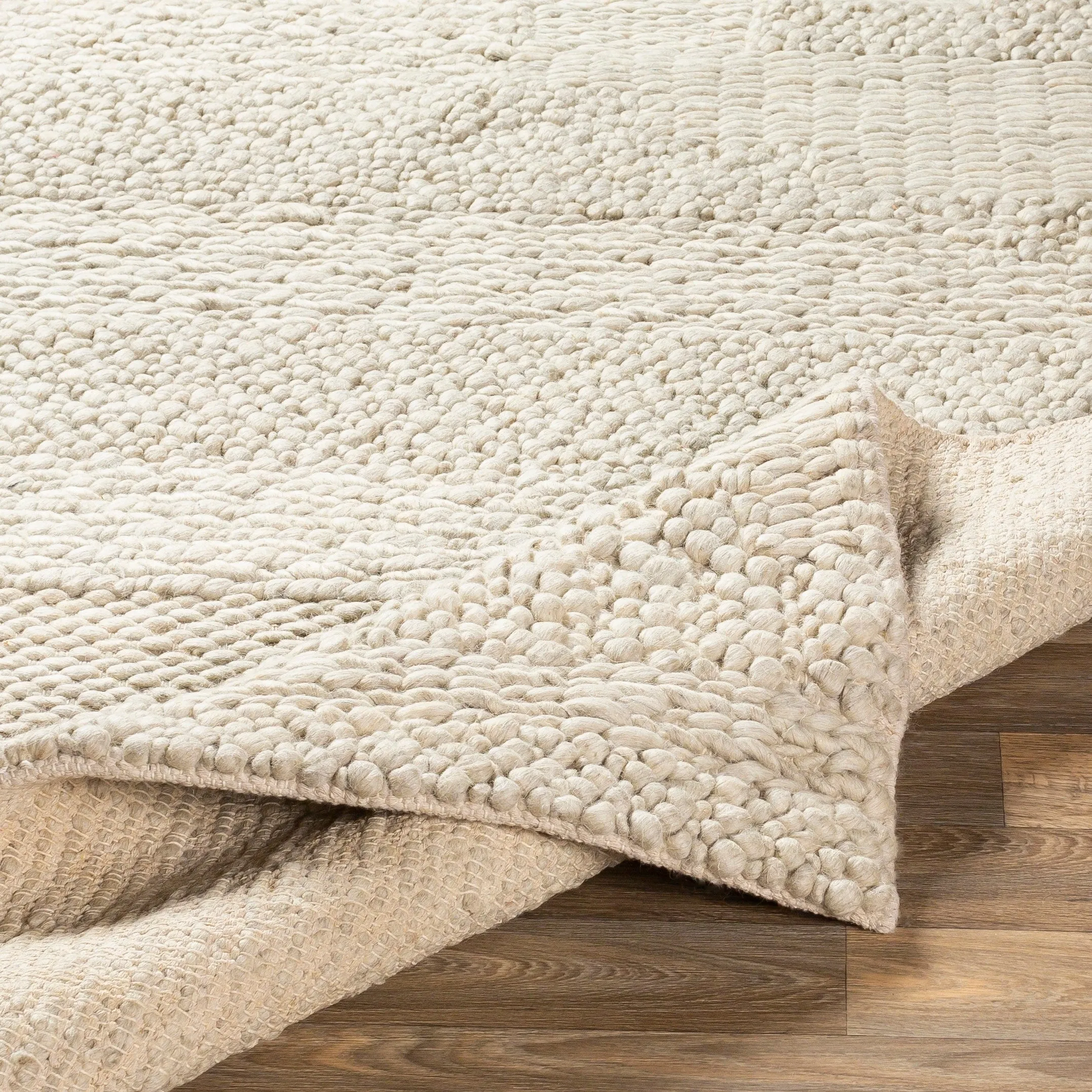 Meave Handmade Modern Wool Area Rug