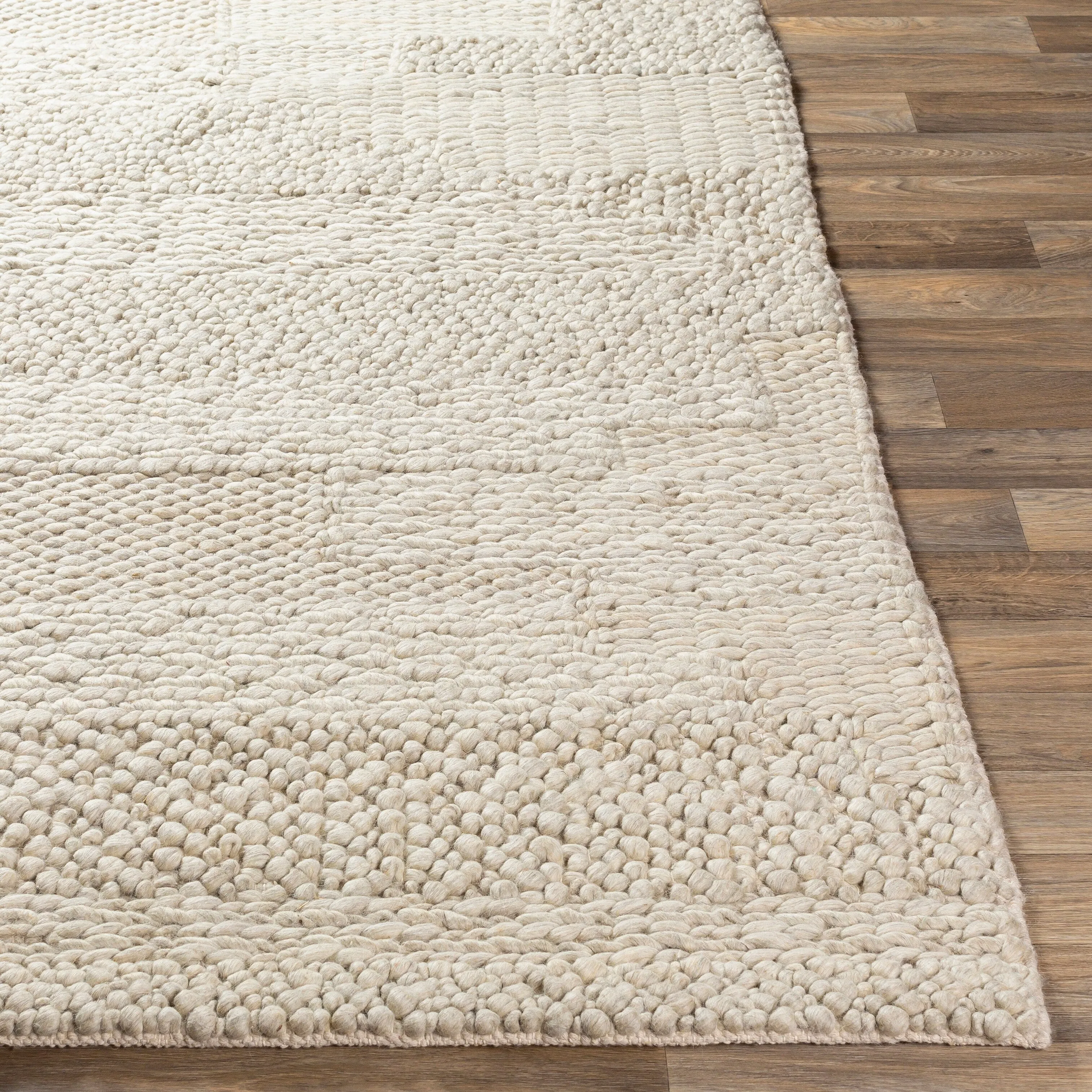 Meave Handmade Modern Wool Area Rug