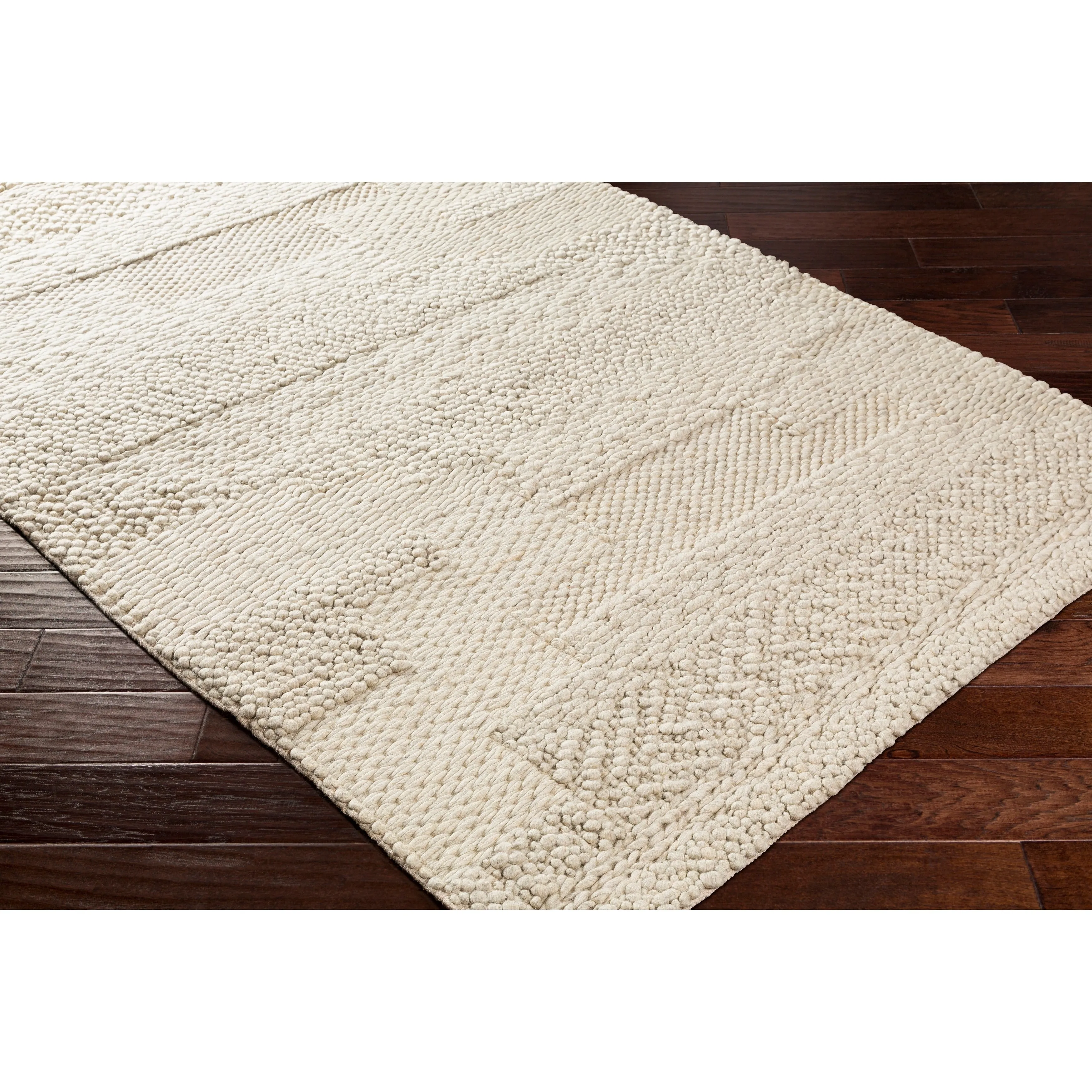 Meave Handmade Modern Wool Area Rug