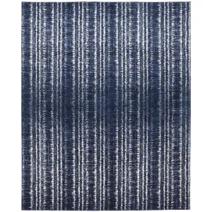 Meera Coastal Inspired Striated Transitional Casual Area Rug