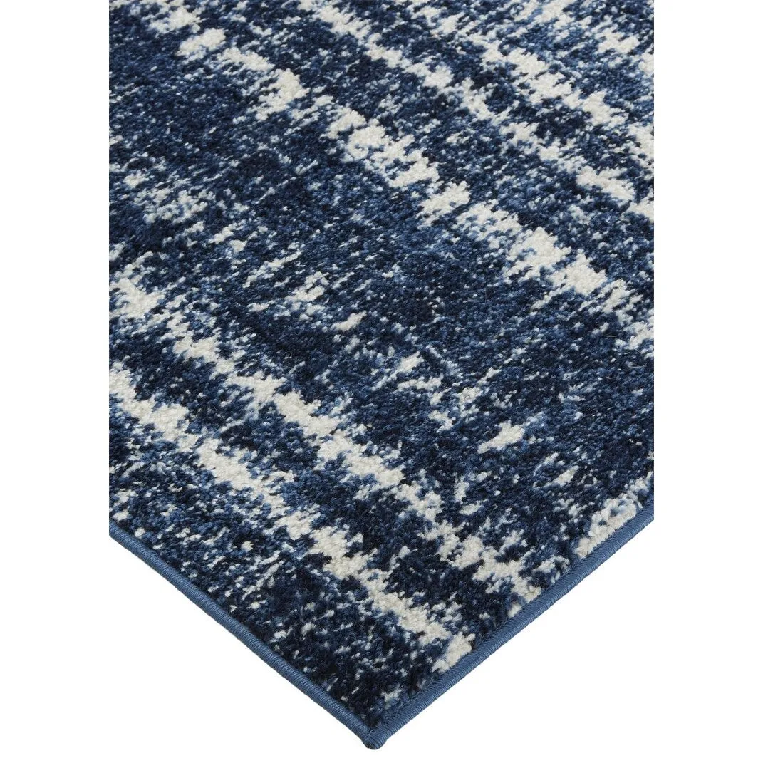 Meera Coastal Inspired Striated Transitional Casual Area Rug