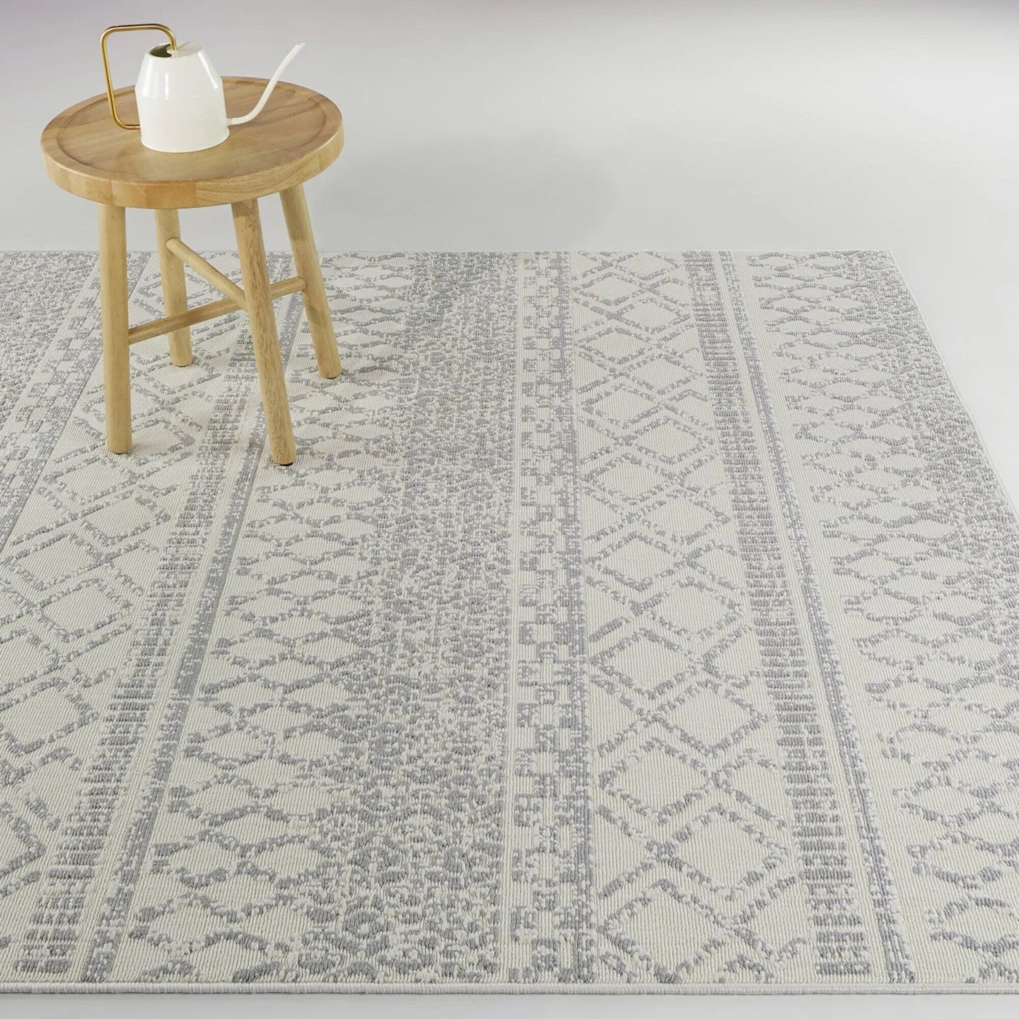 Mercalli Diamond Stripe Indoor/Outdoor Area Rug