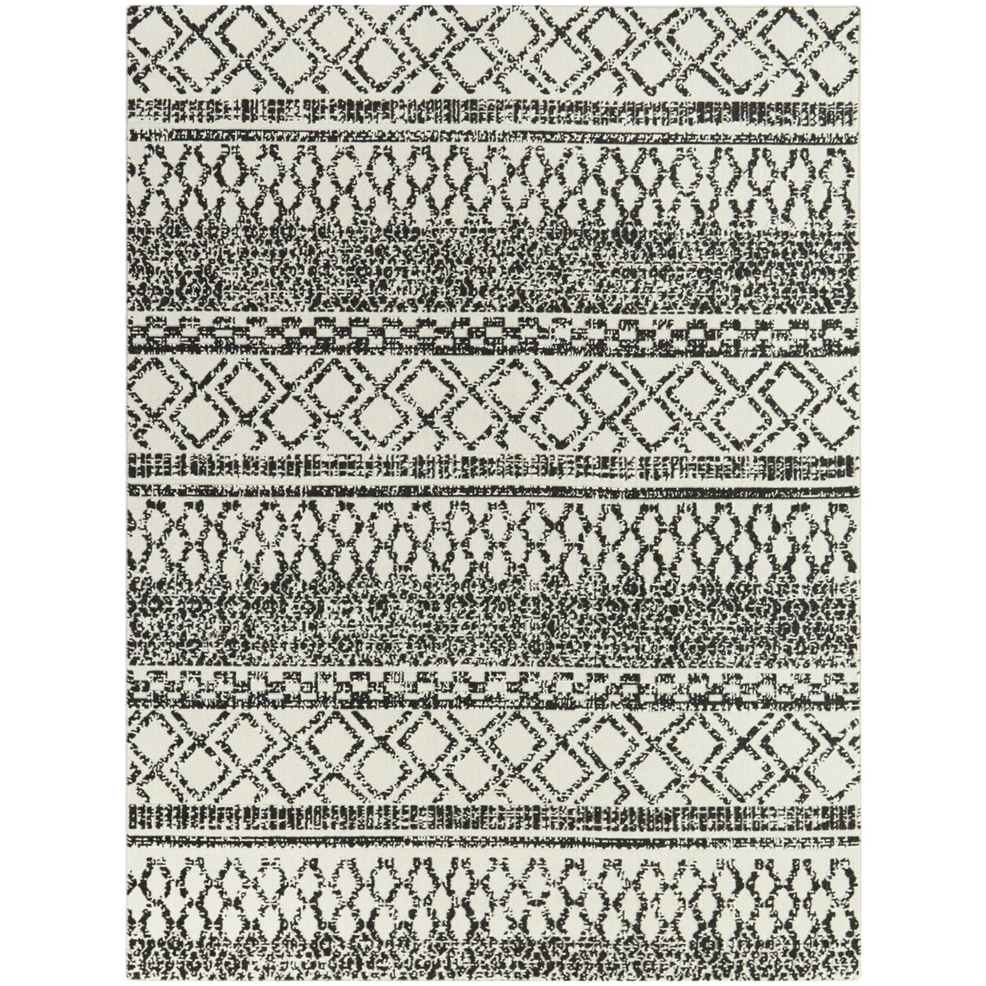 Mercalli Diamond Stripe Indoor/Outdoor Area Rug