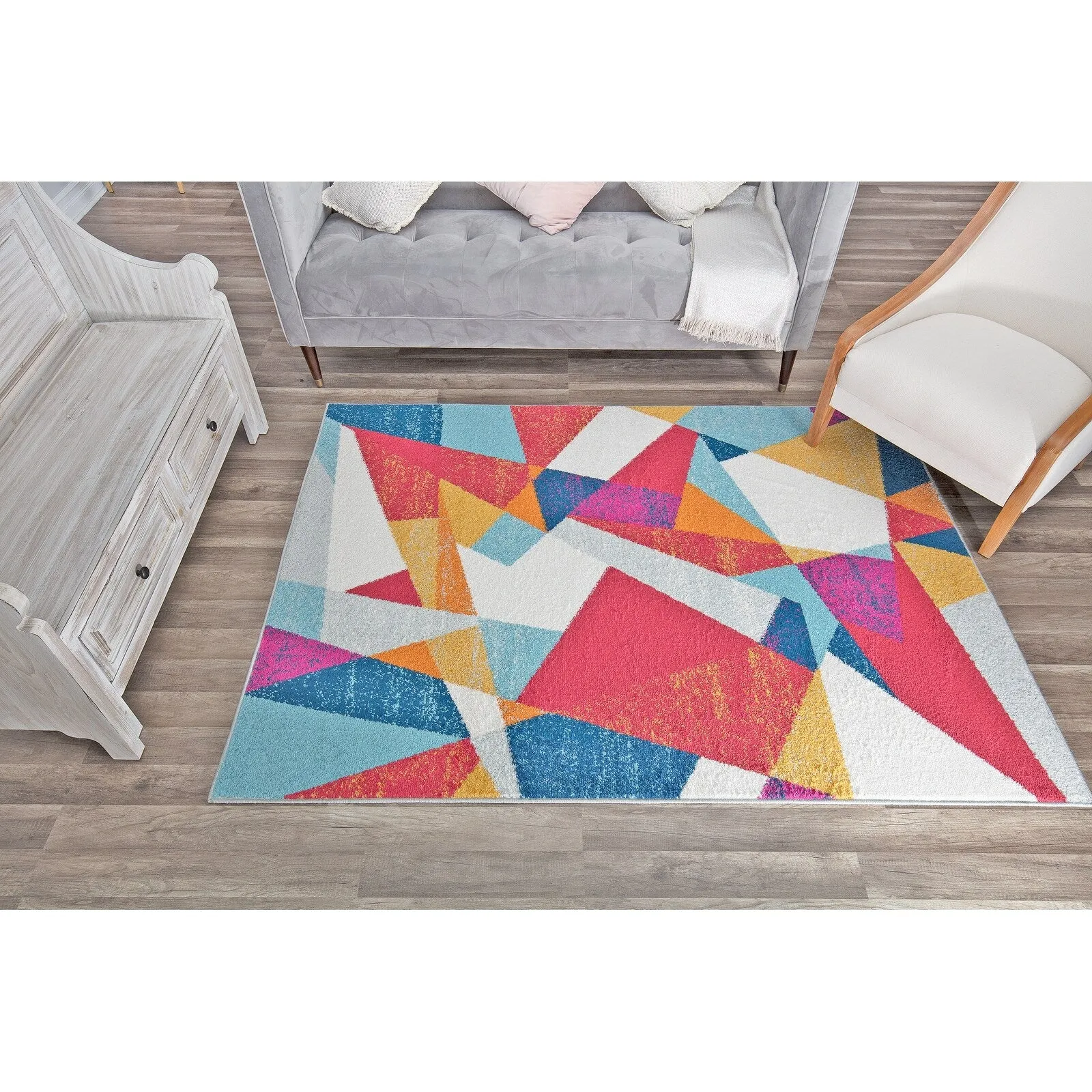Mika Modern Contemporary Abstract Area Rug by Rugs America