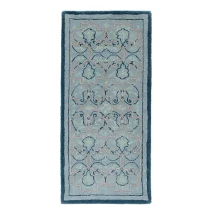 Minuteman International 44 L Rectangle Multicolored Wool Indoor Hearth Rug w/Turkish Tabriz Pattern - 3'6